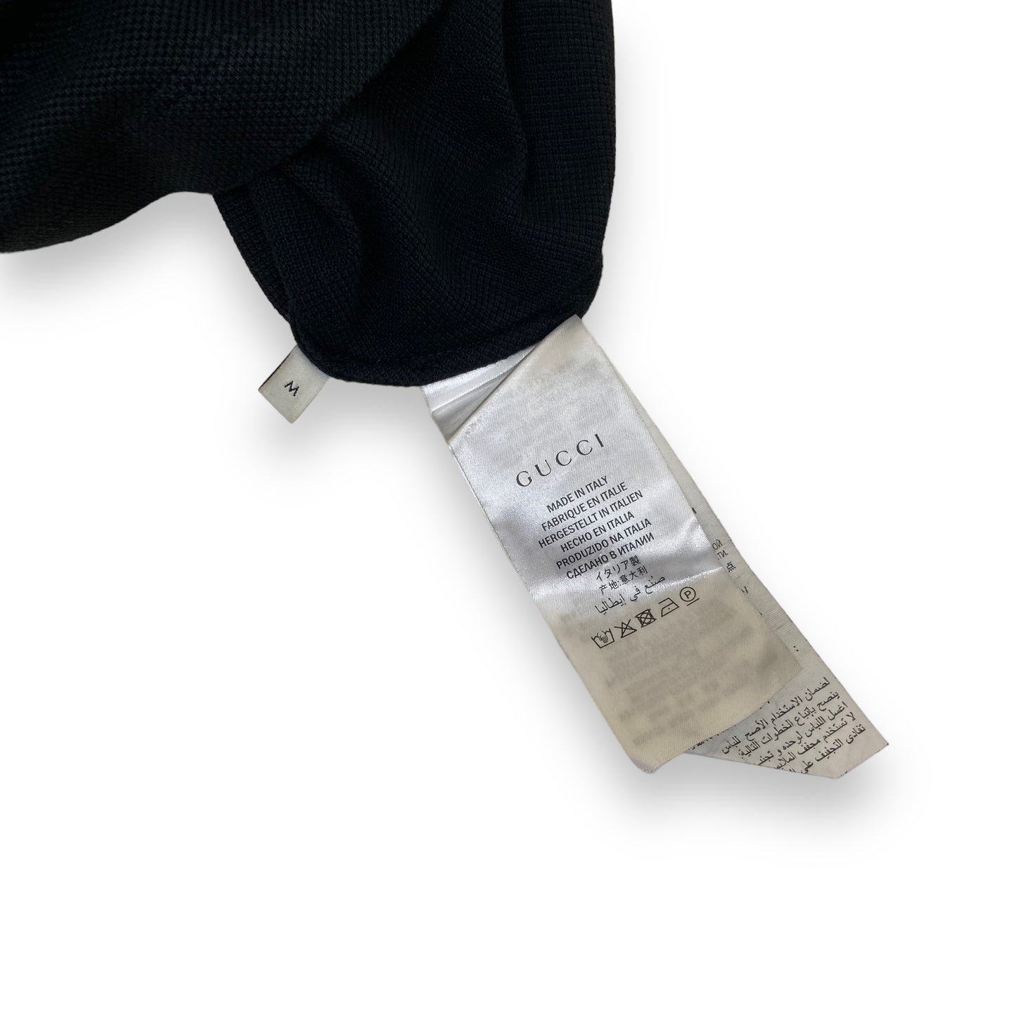 GUCCI POLO SHIRT BLACK M