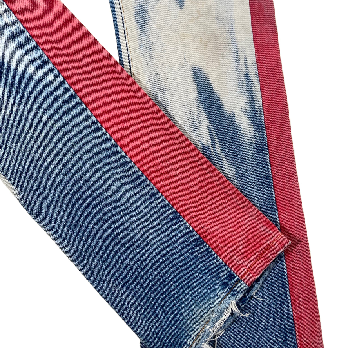 OFF-WHITE WASHED DENIM JEANS 31W