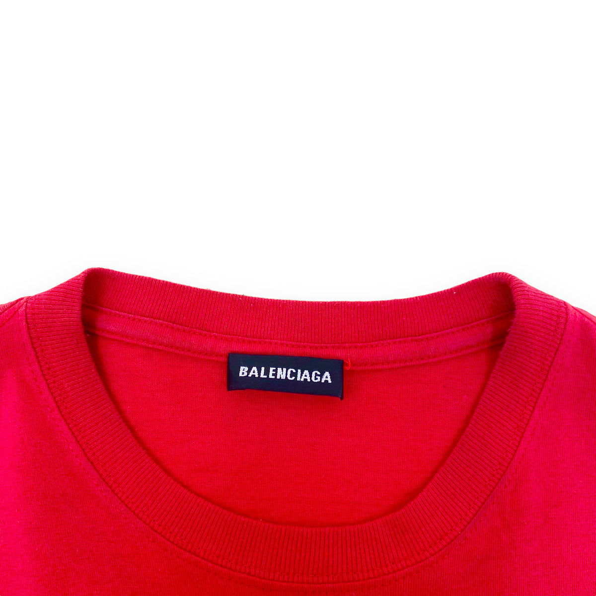 BALENCIAGA OVERSIZED T-SHIRT RED XS