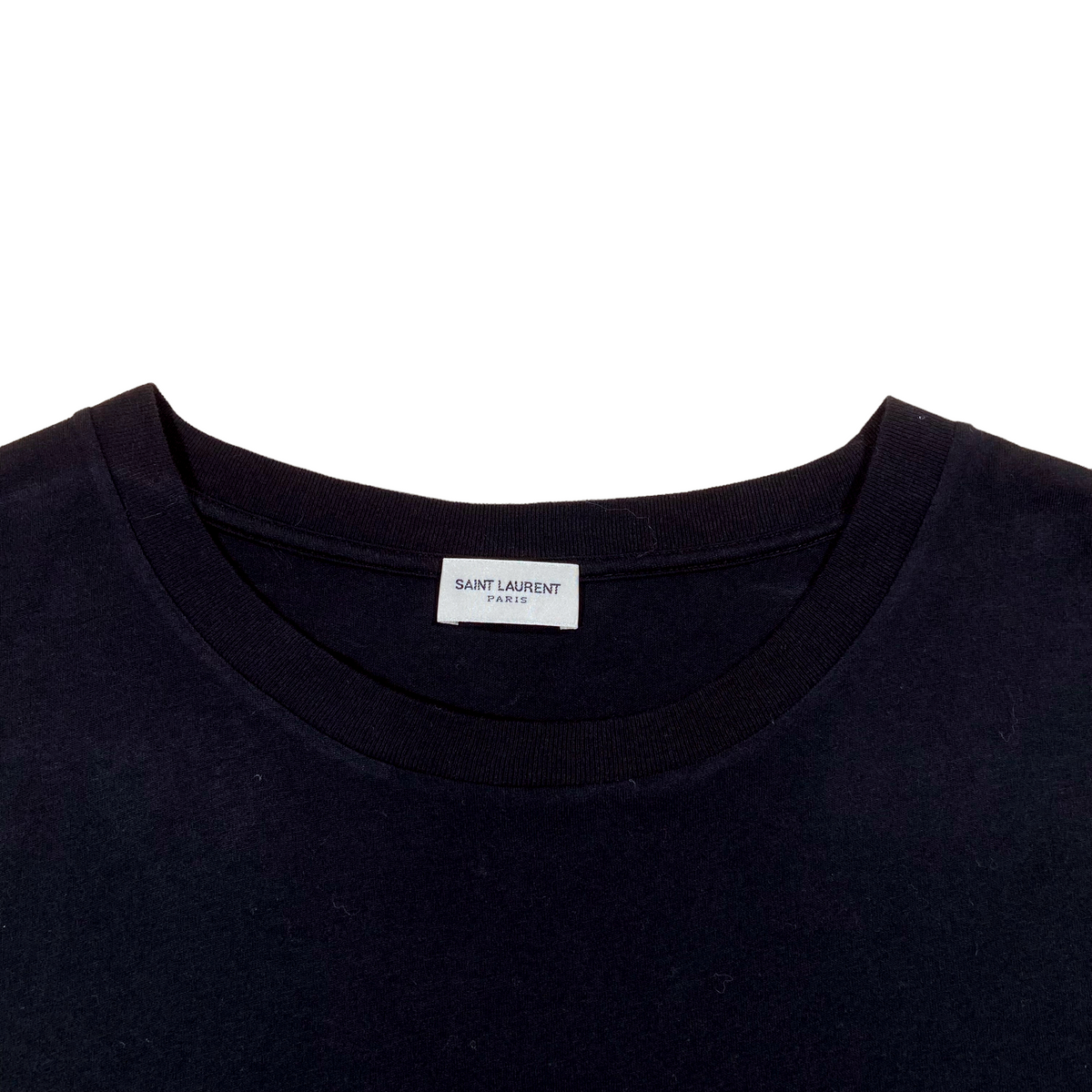 SAINT LAURENT RIVE GAUCHE T-SHIRT BLACK XL