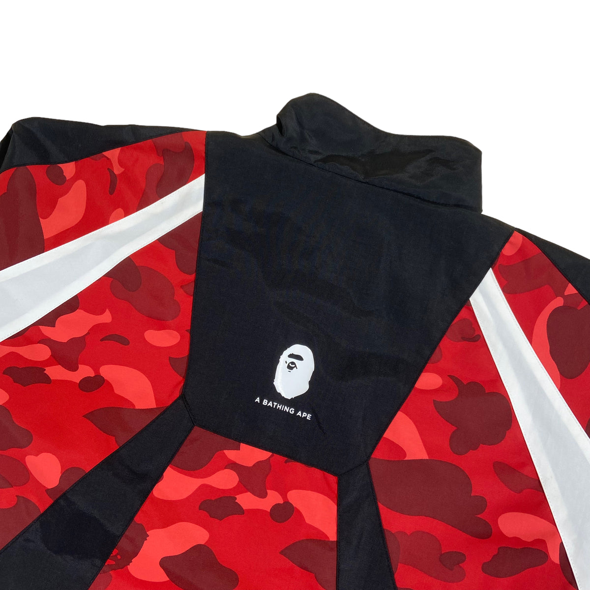 BAPE WINDBREAKER JACKET RED L