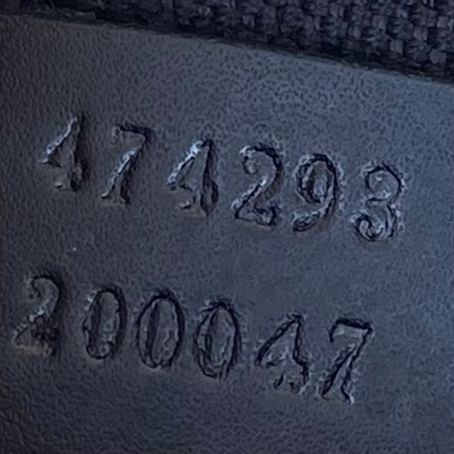 GUCCI GG BELT BAG BLACK