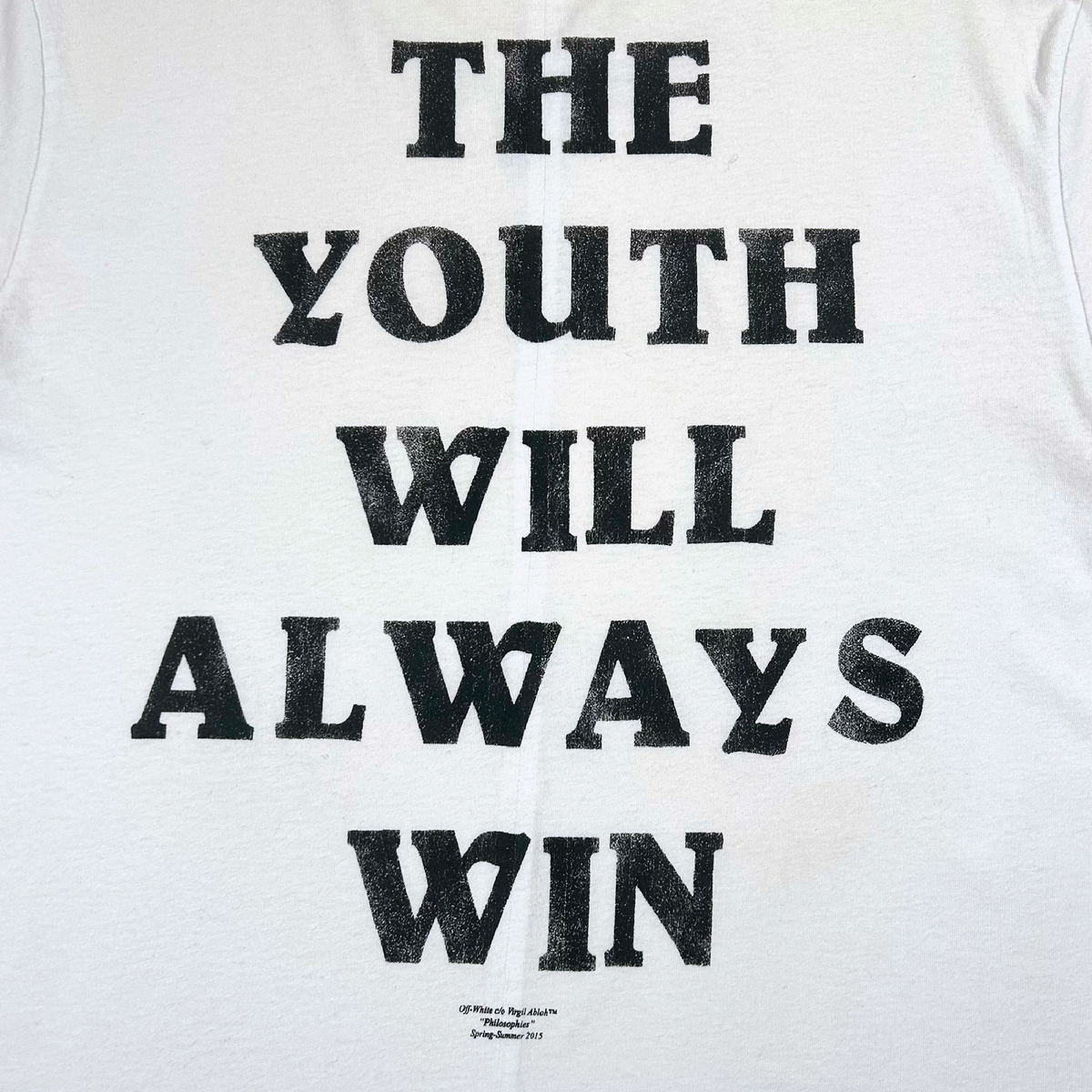 OFF WHITE GRAPHIC PRINT T-SHIRT WHITE L