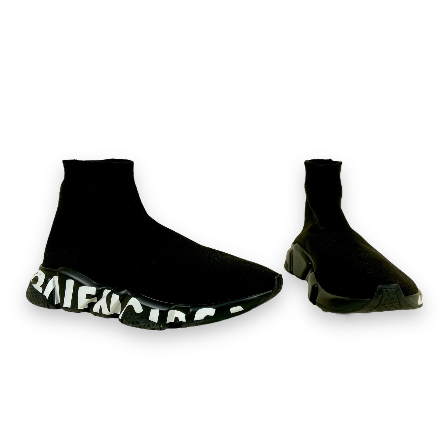 BALENCIAGA SPEED RUNNER SNEAKERS BLACK UK10