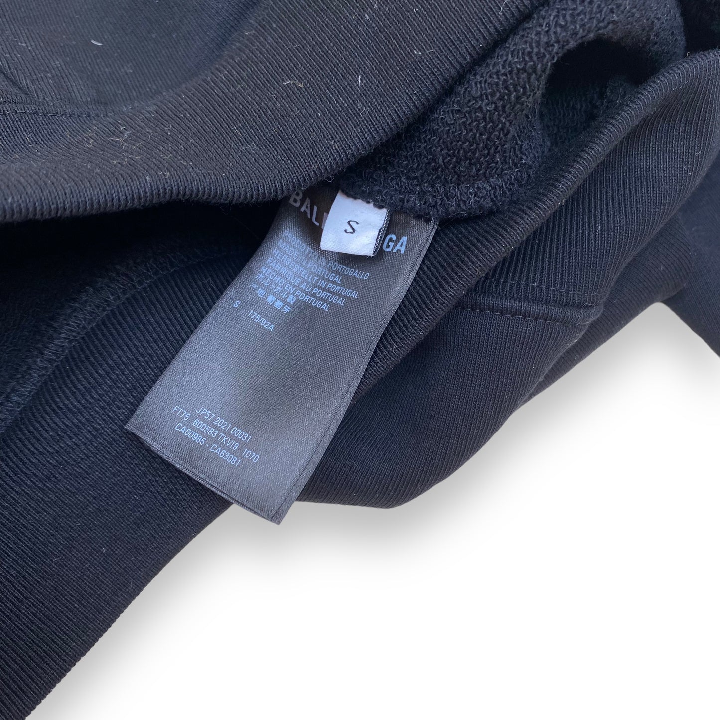 BALENCIAGA HOODIE BLACK S