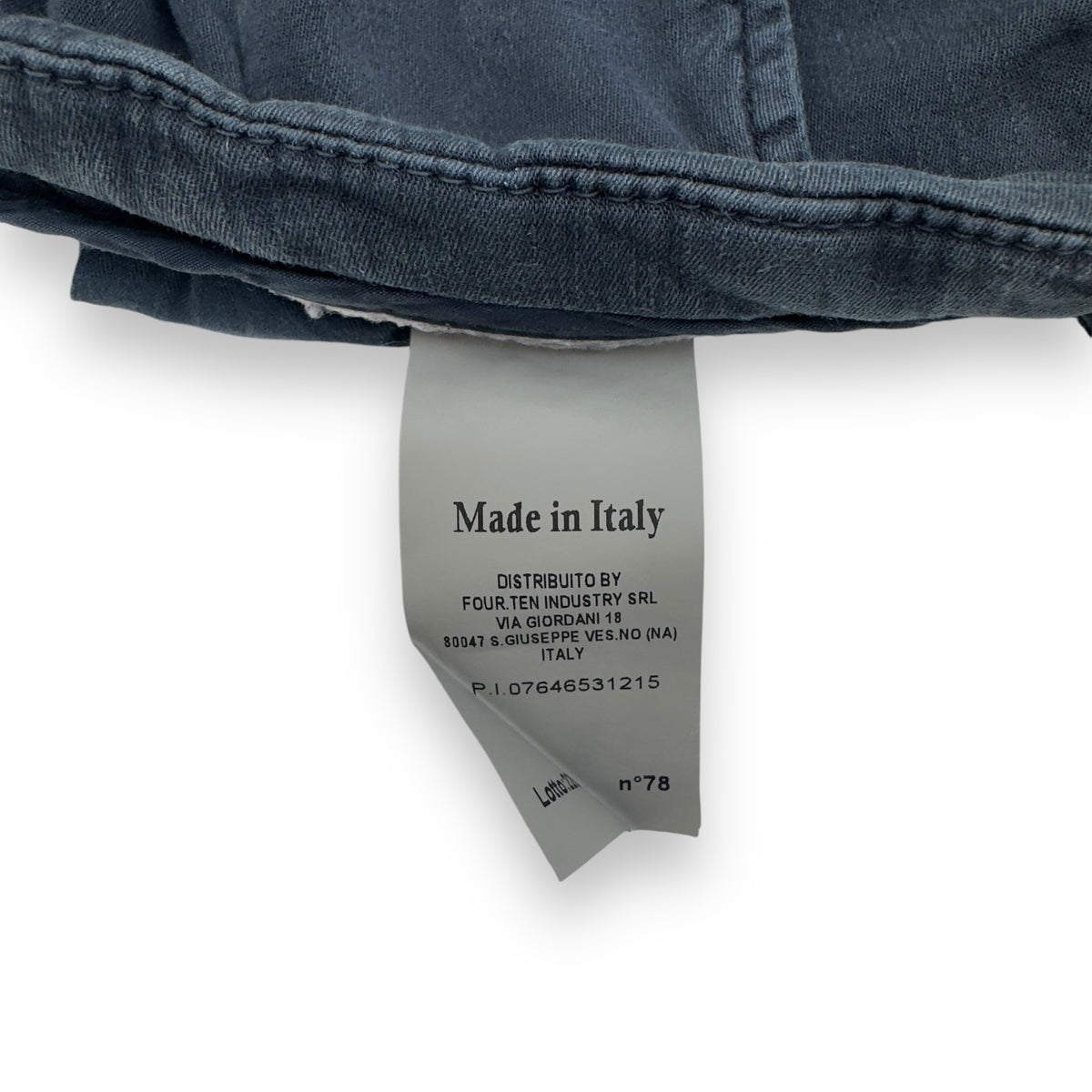 THOM SWEENEY COTTON SHORTS GREY 32”