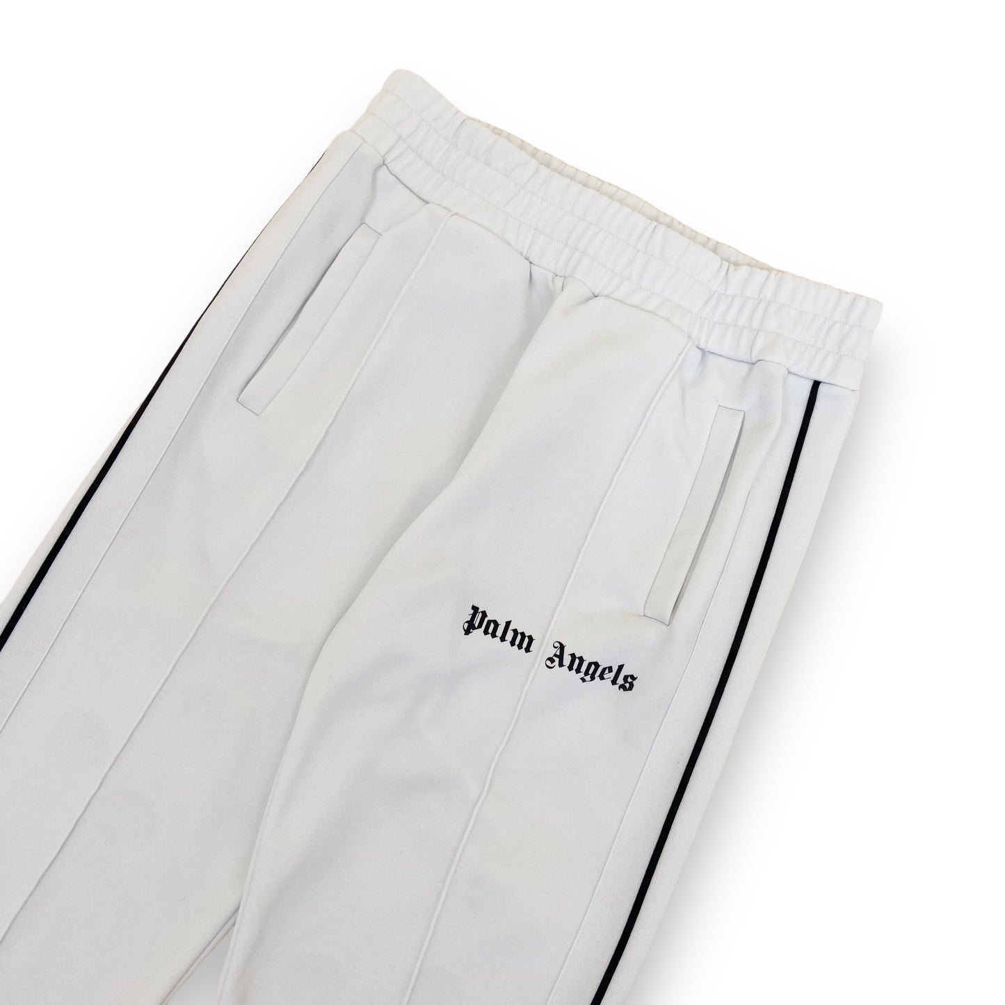 PALM ANGELS TRACK PANTS WHITE M