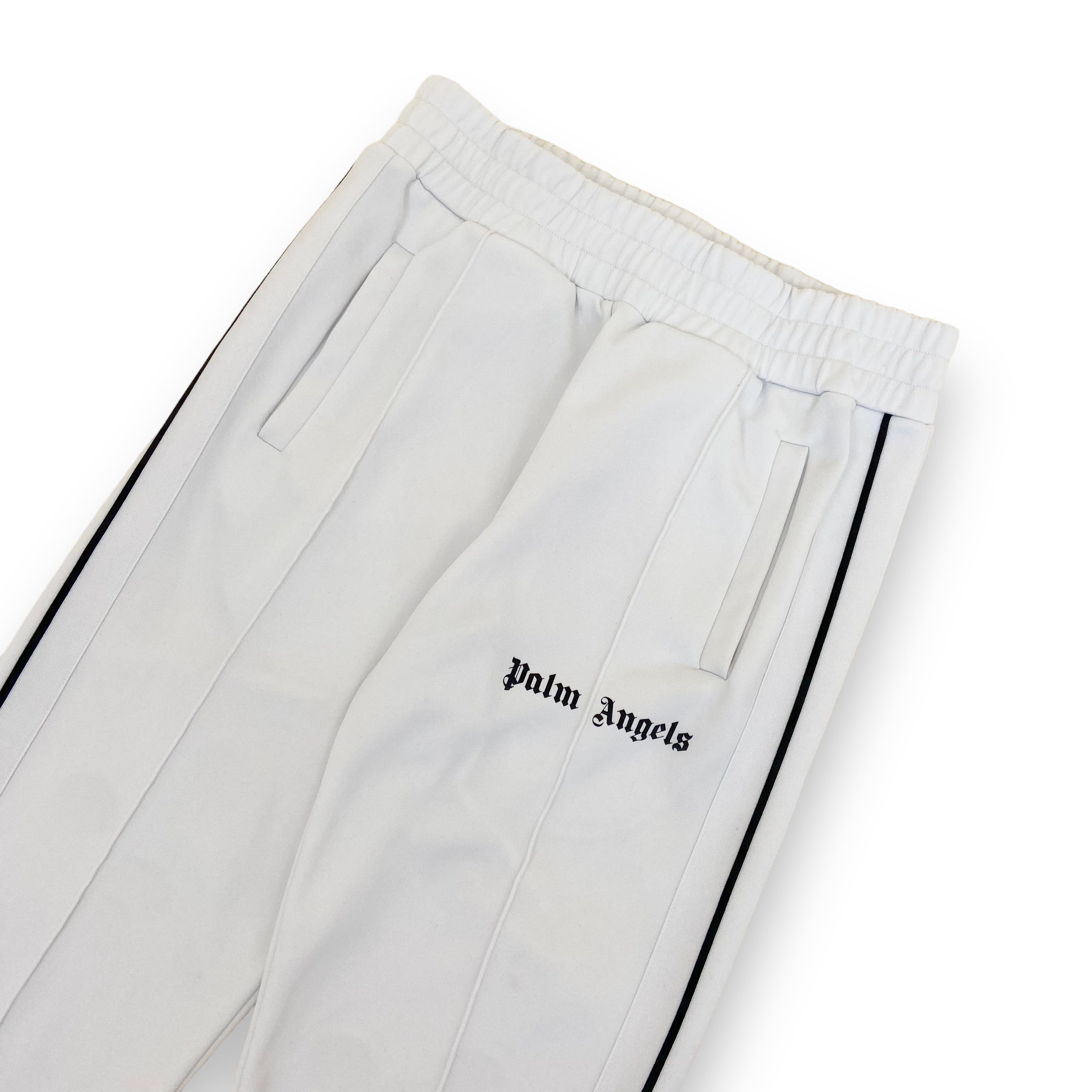 PALM ANGELS TRACK PANTS WHITE M