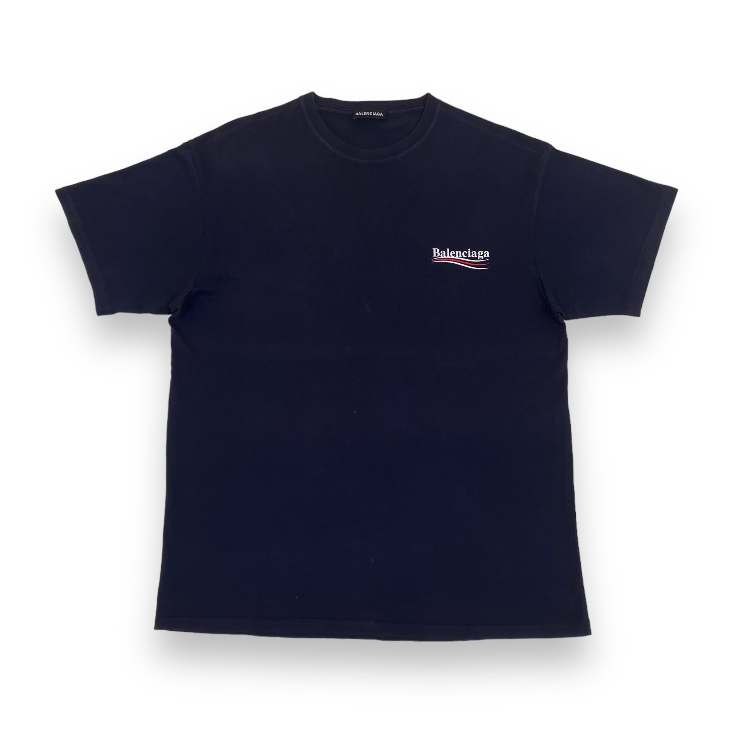 BALENCIAGA T-SHIRT NAVY M