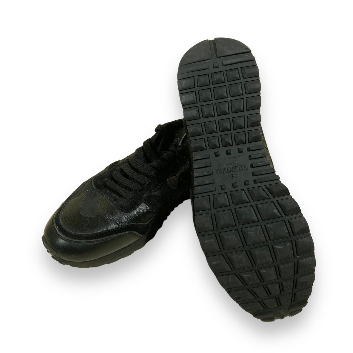VALENTINO GARAVANI ROCKRUNNERS BLACK UK7