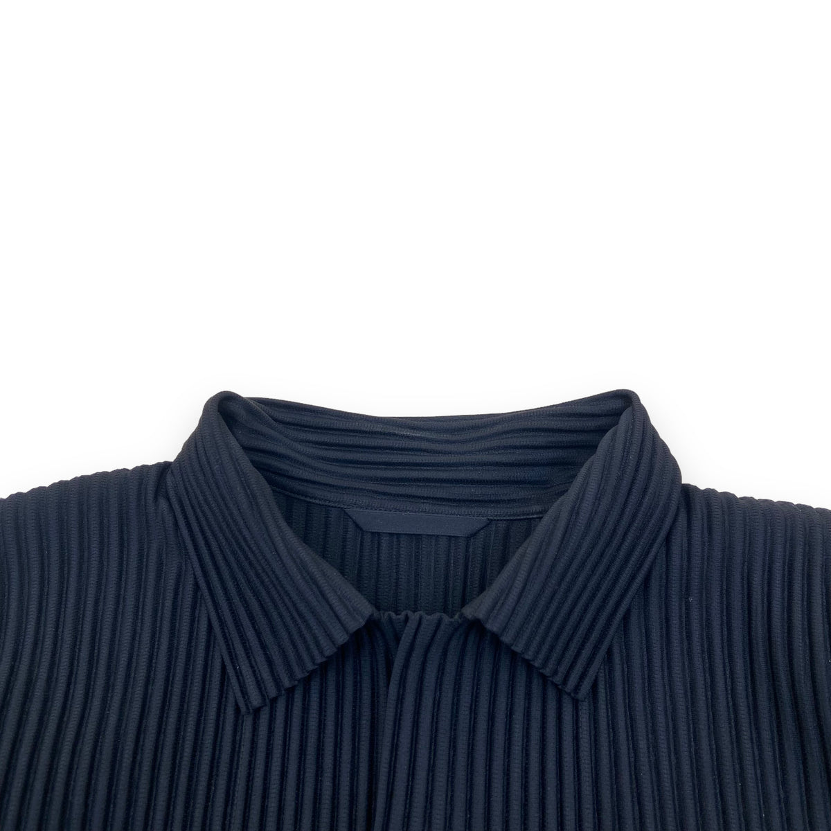 HOMME PLISSÉ ISSEY MIYAKE PLEATED SHIRT BLACK S