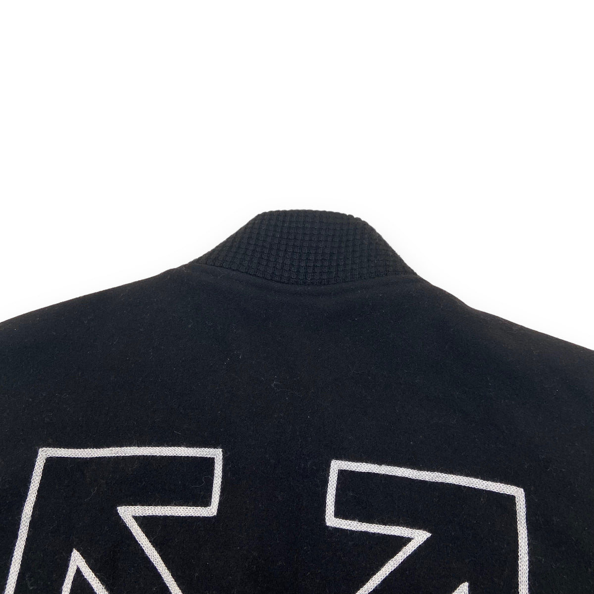 OFF-WHITE WOOL JACKET BLACK M