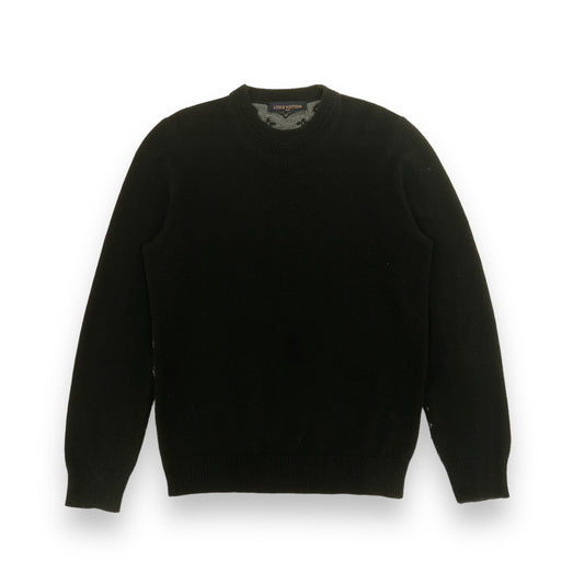 LOUIS VUITTON CASHMERE SWEATER BLACK L