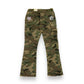 MNML FLARED PAINT CARGO PANTS GREEN 40W
