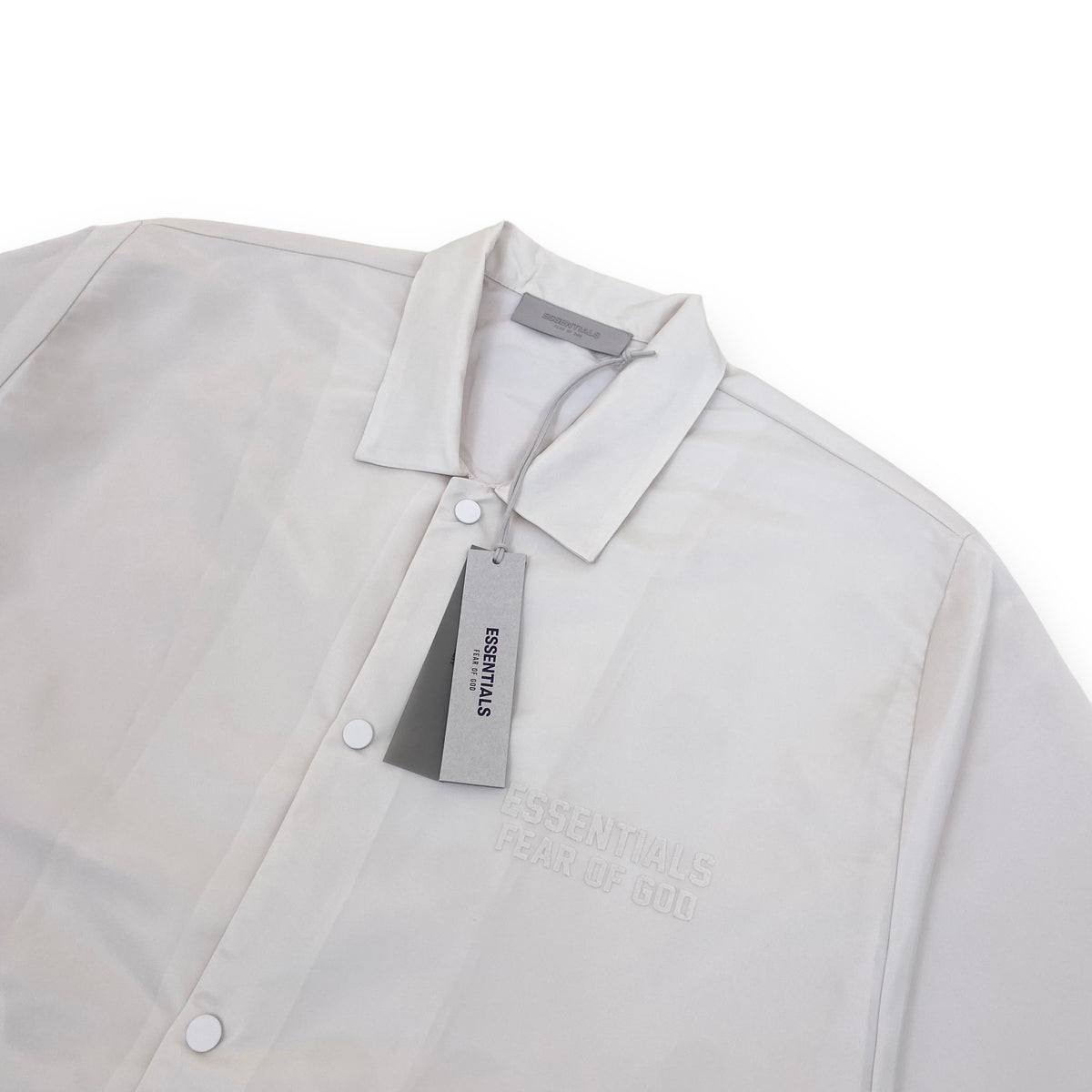 ESSENTIALS FEAR OF GOD NYLON JACKET CREAM M