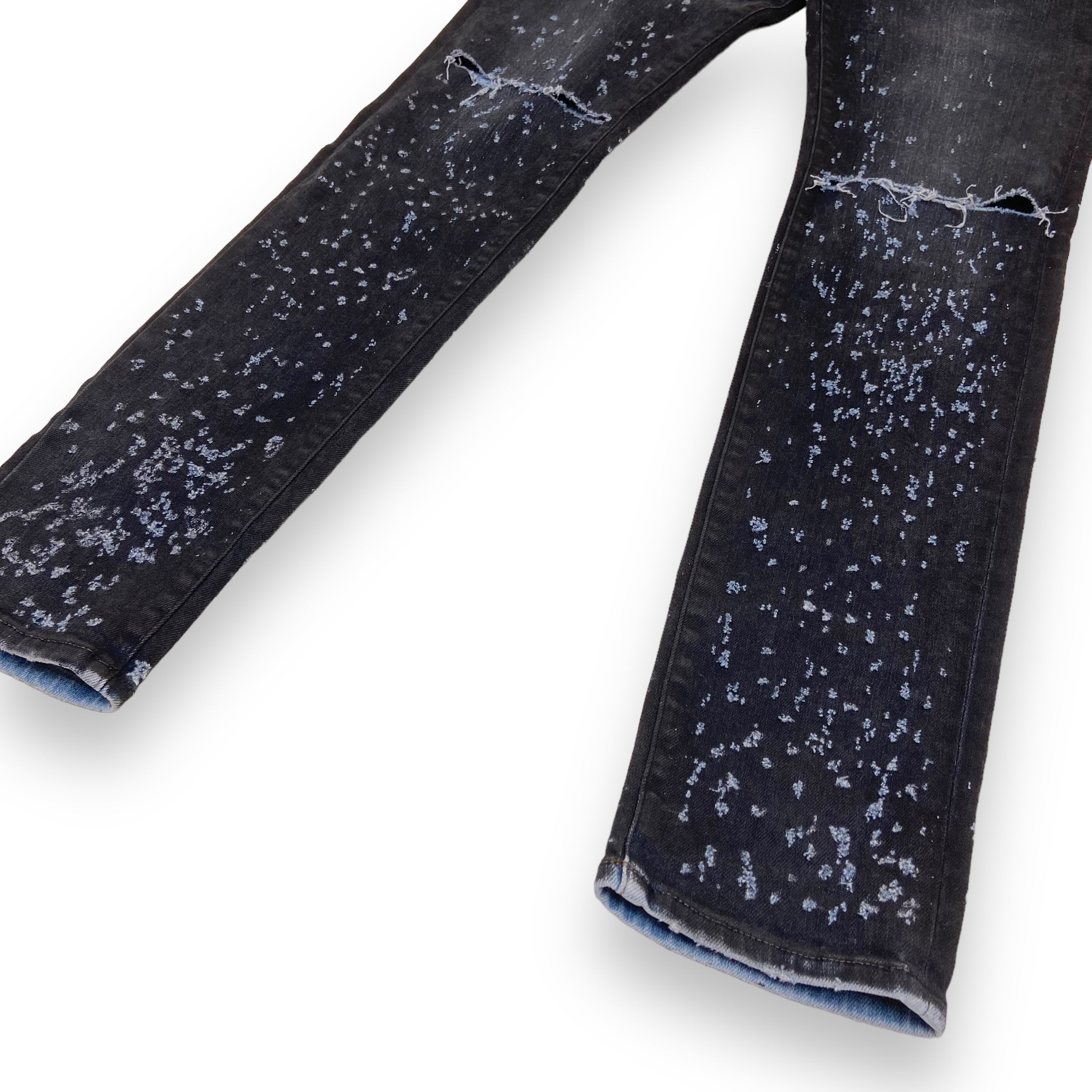 AMIRI DISTRESSED DENIM JEANS BLACK 31W