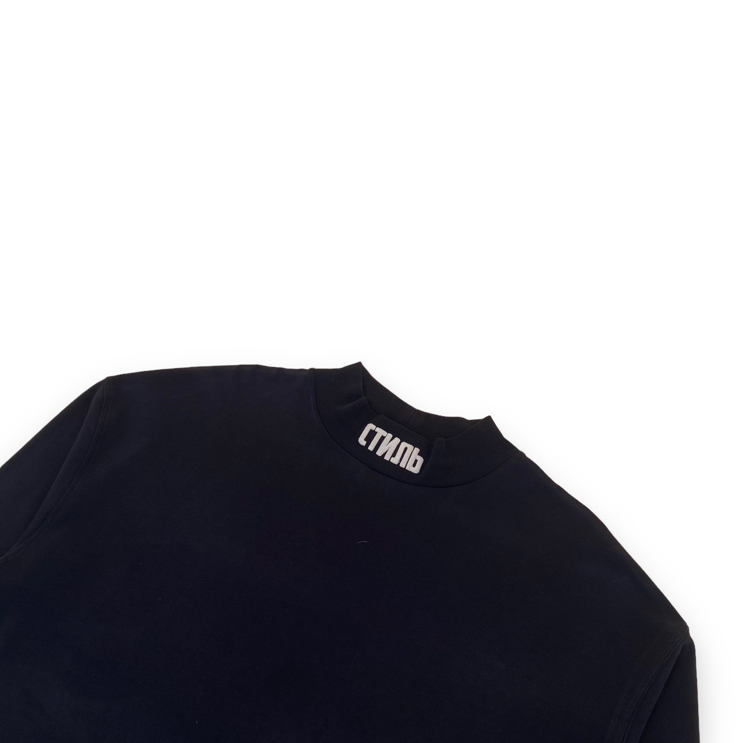 HERON PRESTON LONG SLEEVE T-SHIRT BLACK M