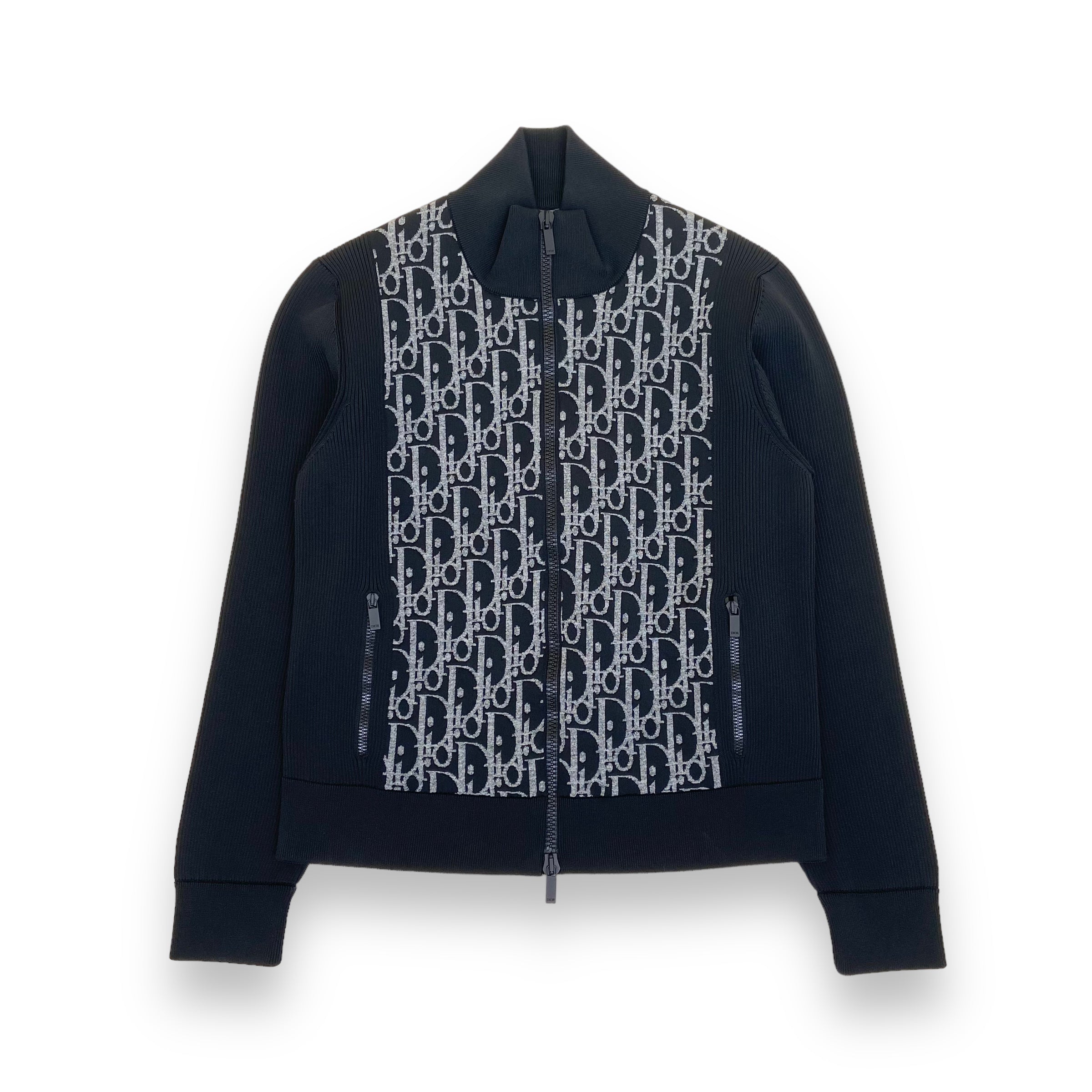 DIOR OBLIQUE TECHNICAL BLOUSON JACKET BLACK XL