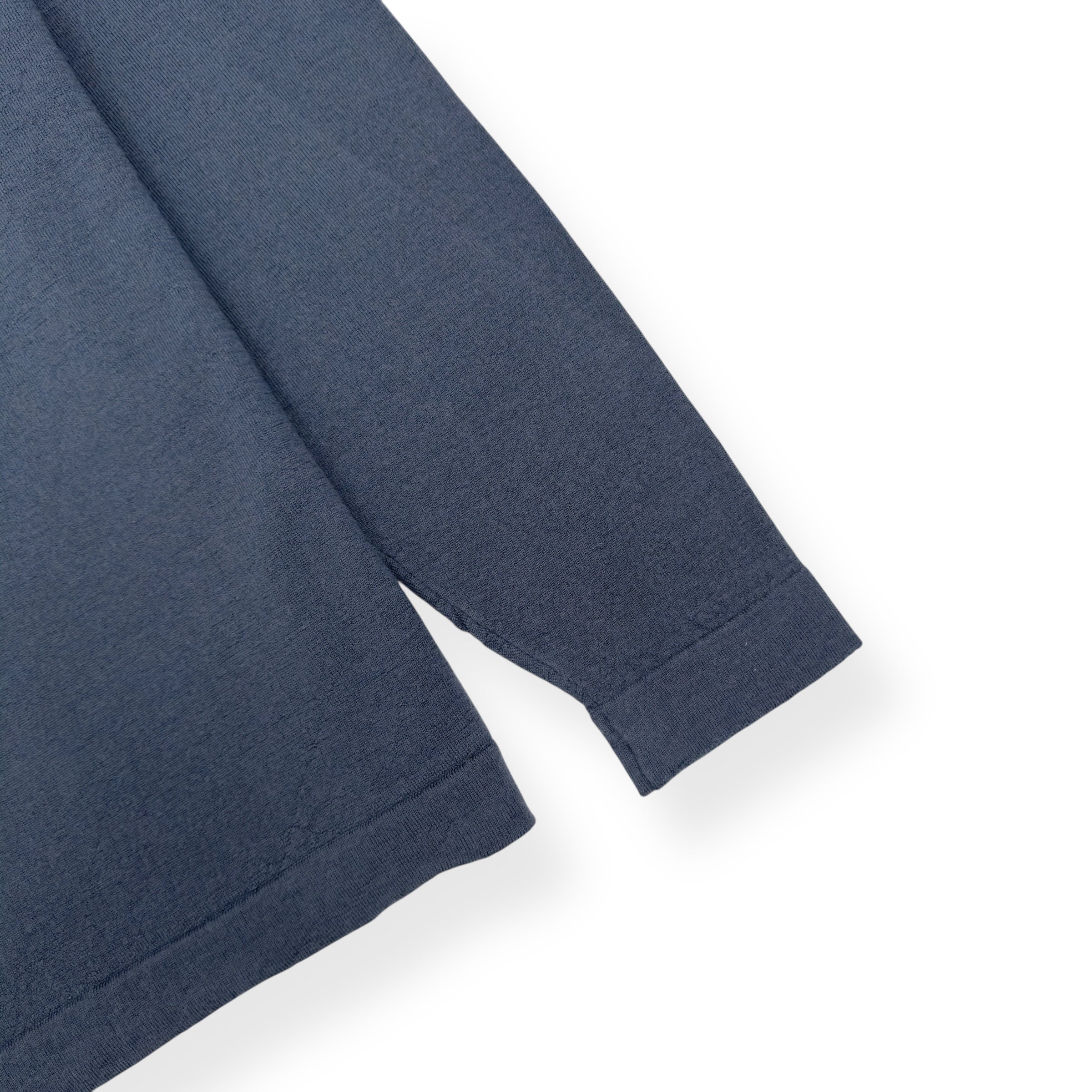 THOM SWEENEY MERINO WOOL SWEATER SLATE BLUE M