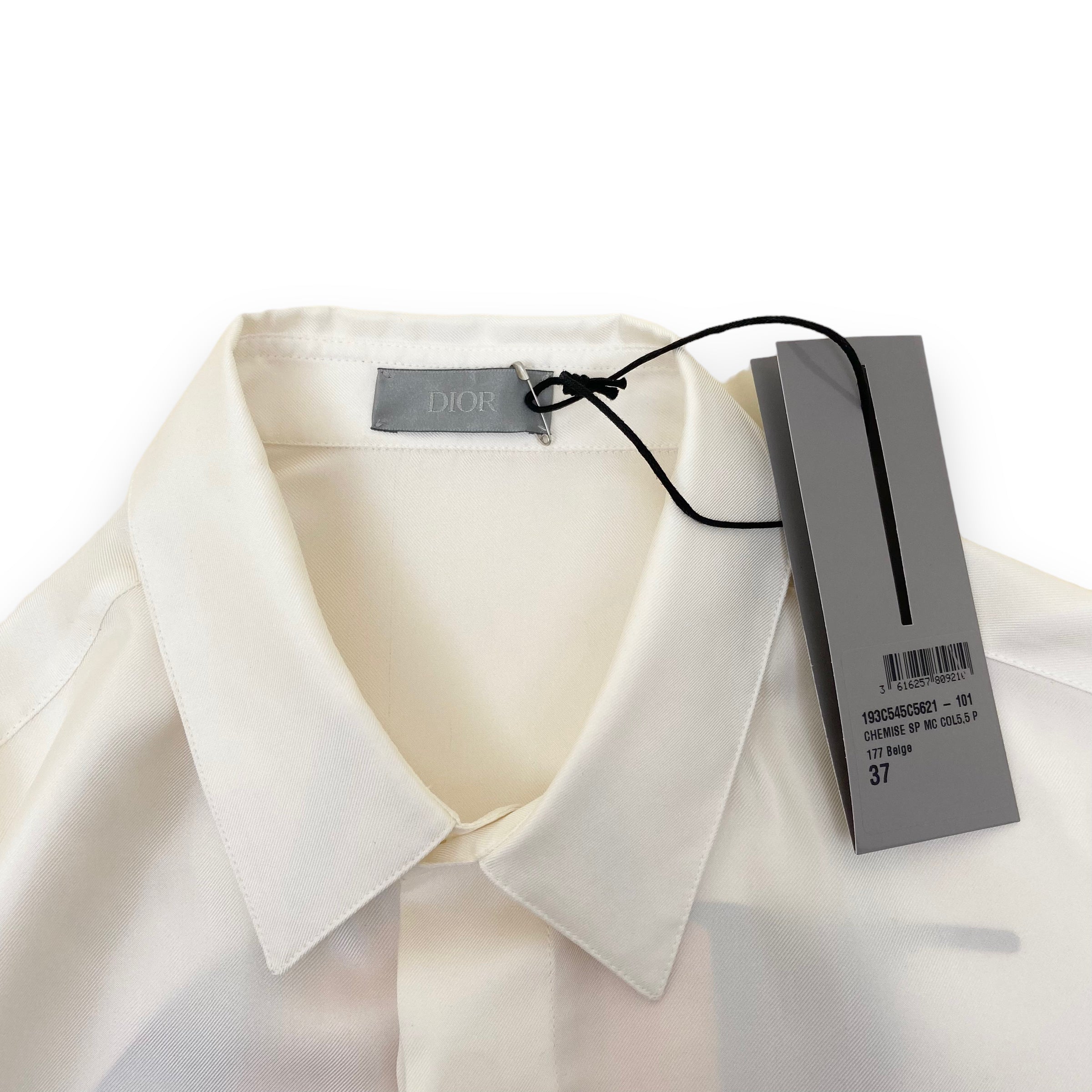 DIOR MOUNT ZION SILK SHIRT BEIGE S
