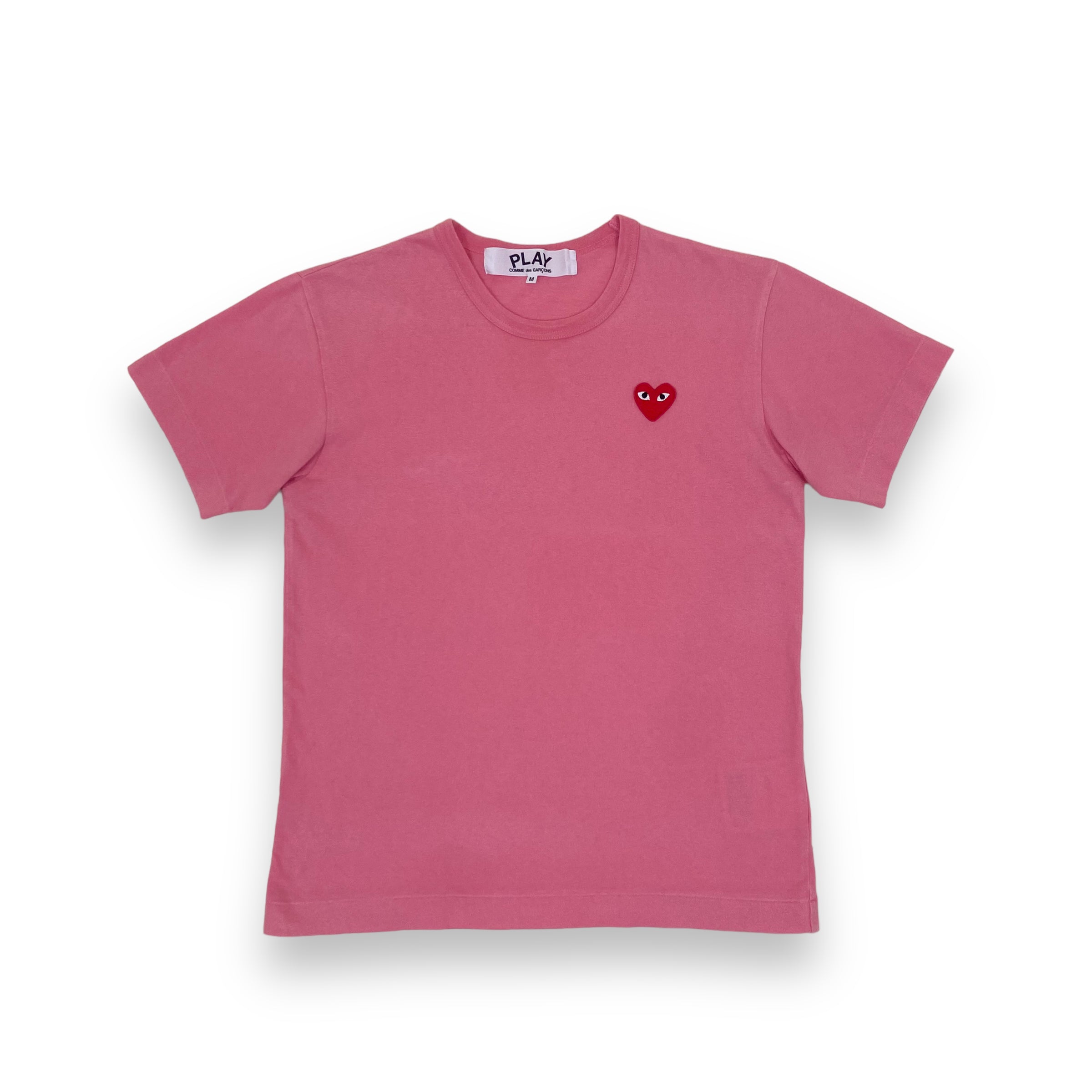 CDG PLAY PINK T-SHIRT