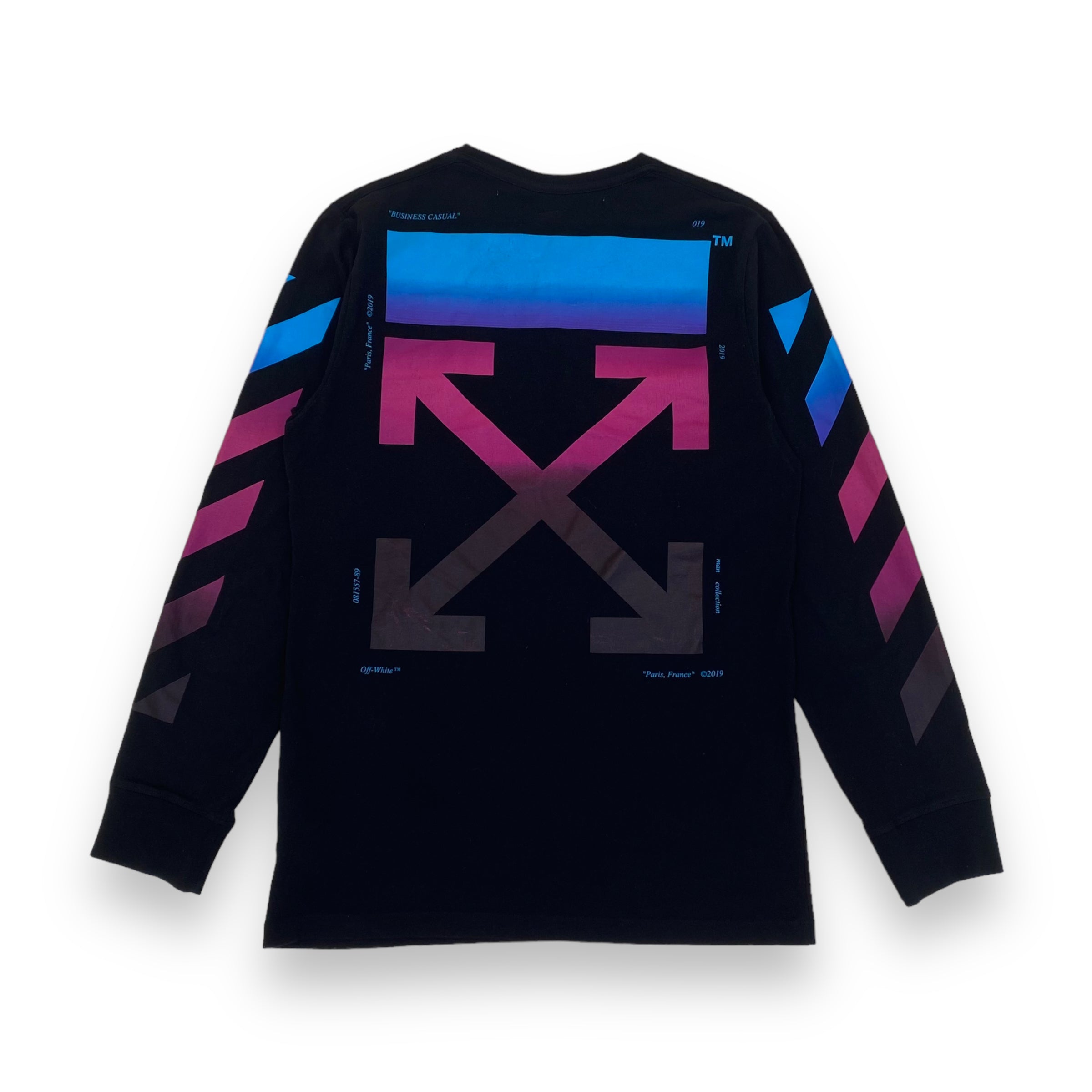 OFF-WHITE GRADIENT T-SHIRT BLACK M
