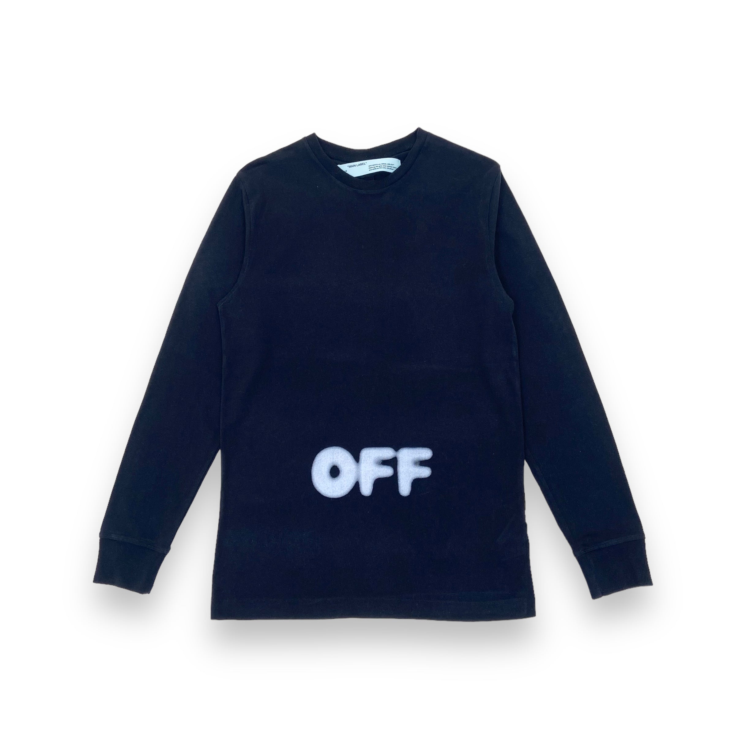 OFF-WHITE LONG SLEEVE T-SHIRT BLACK M
