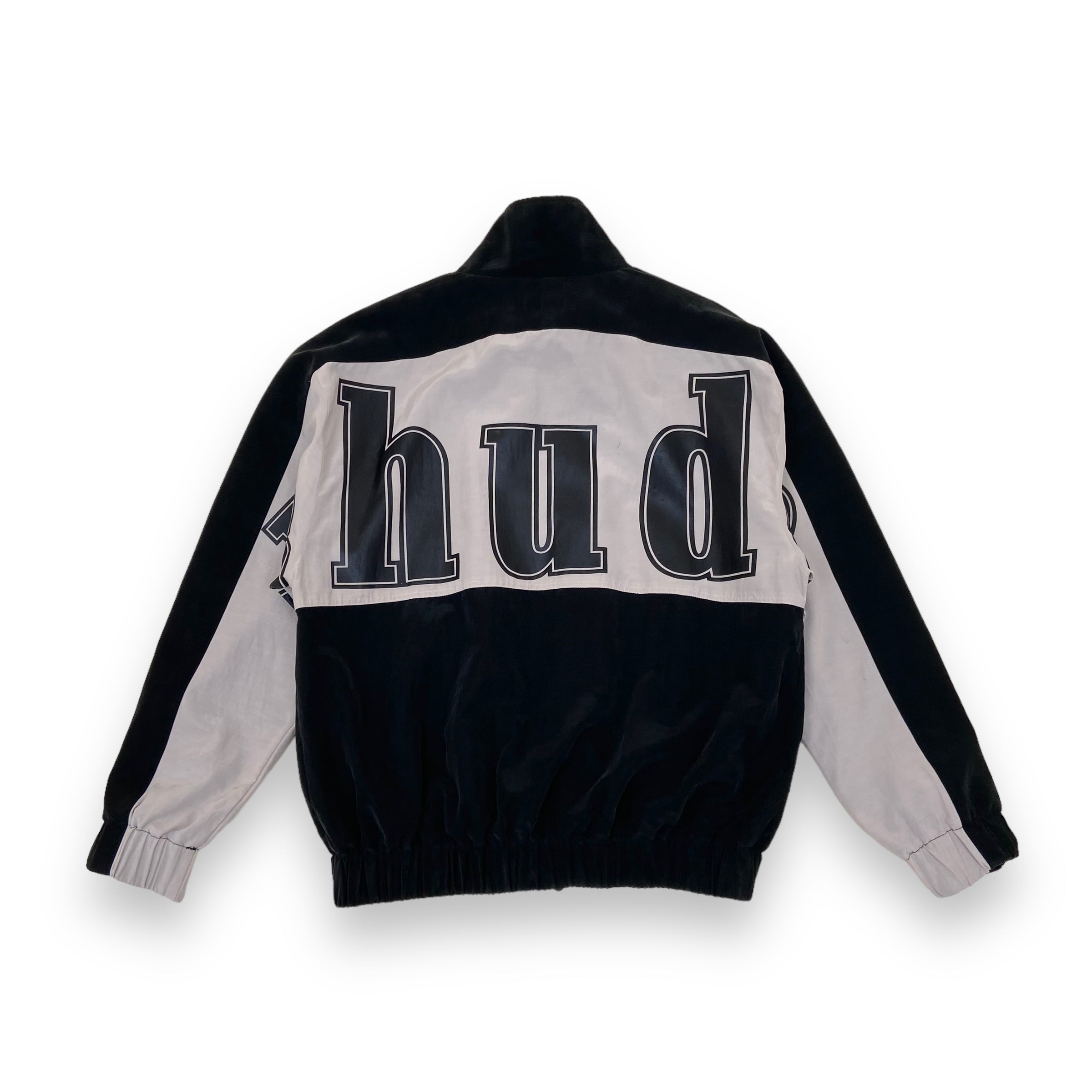 RHUDE VINTAGE LOGO WINDBREAKER BLACK XS