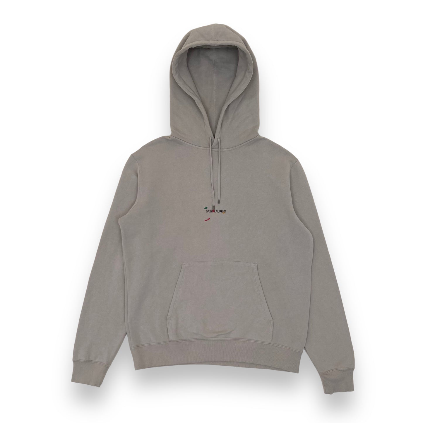 SAINT LAURENT PAINT HOODIE BEIGE L