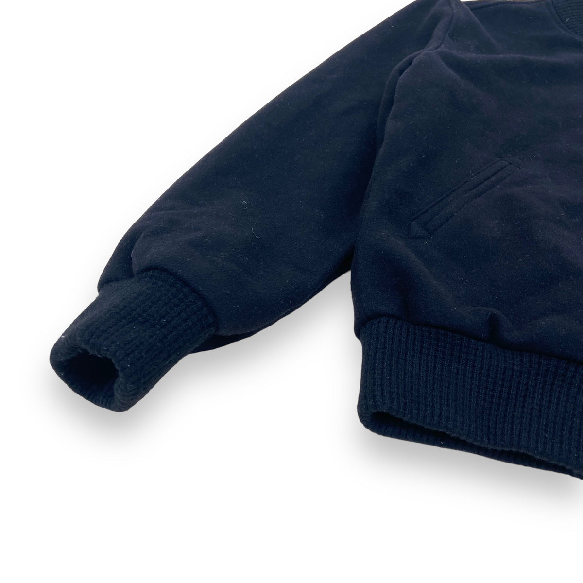 OFF-WHITE WOOL JACKET BLACK M