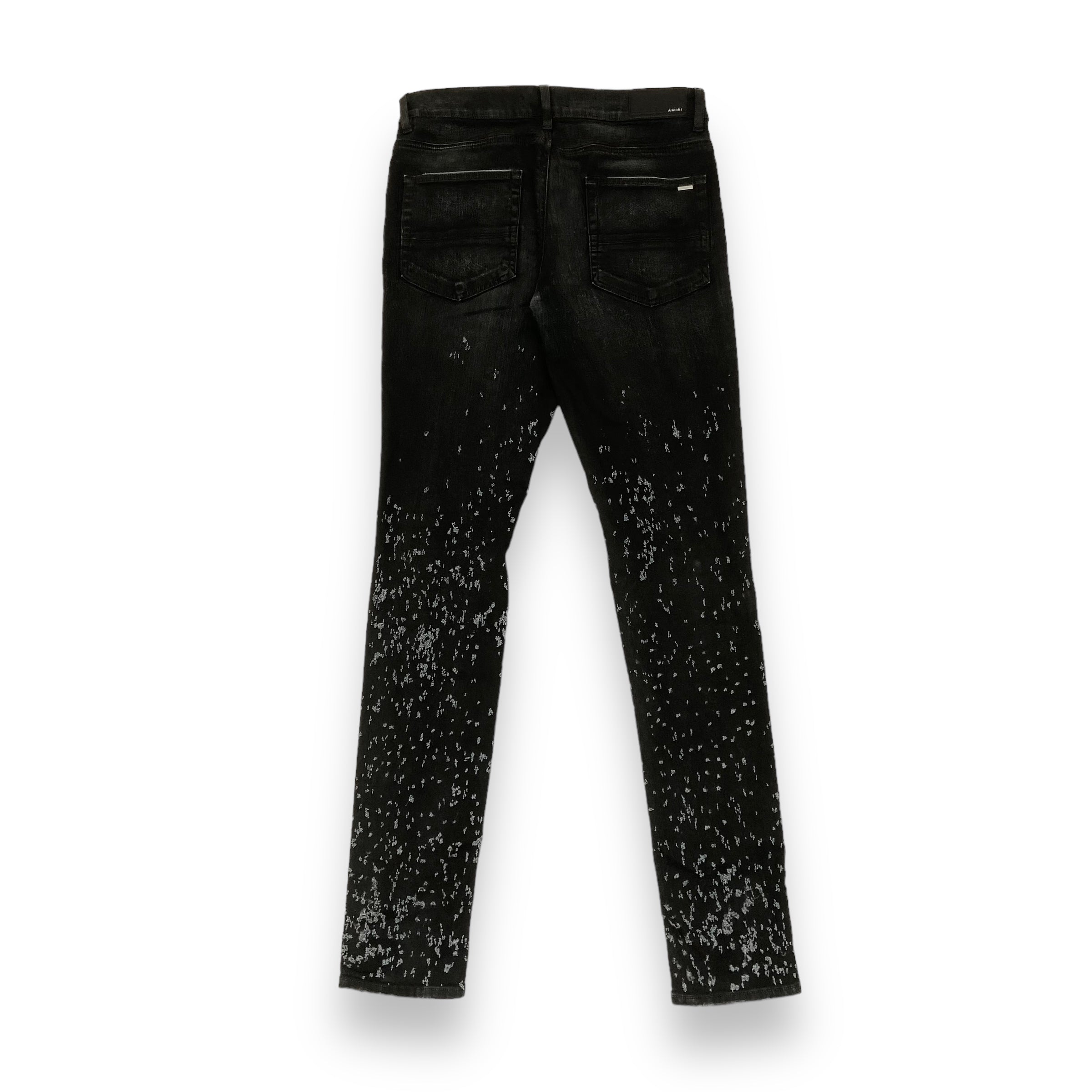 AMIRI DISTRESSED DENIM JEANS BLACK 31W