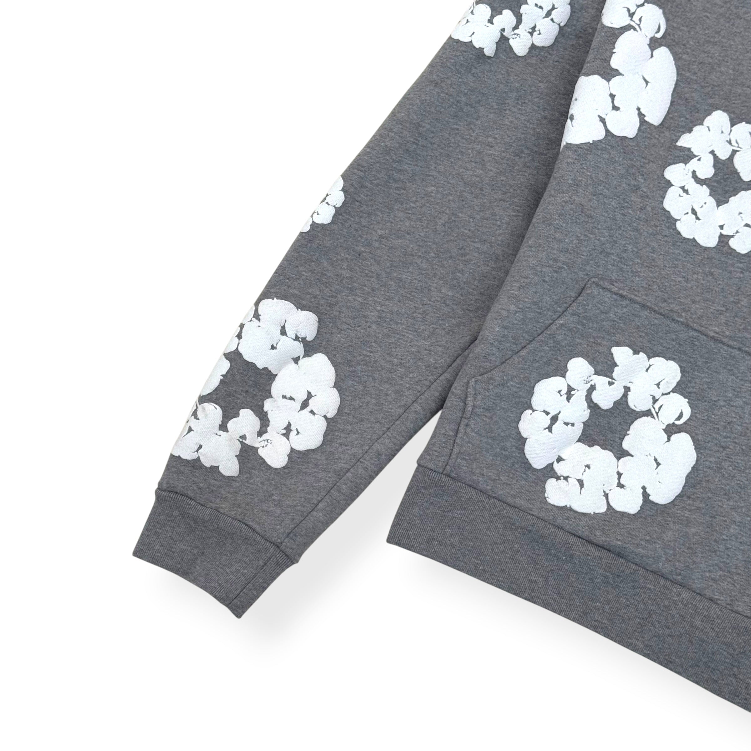 DENIM TEARS WREATH HOODIE GREY / WHITE XL