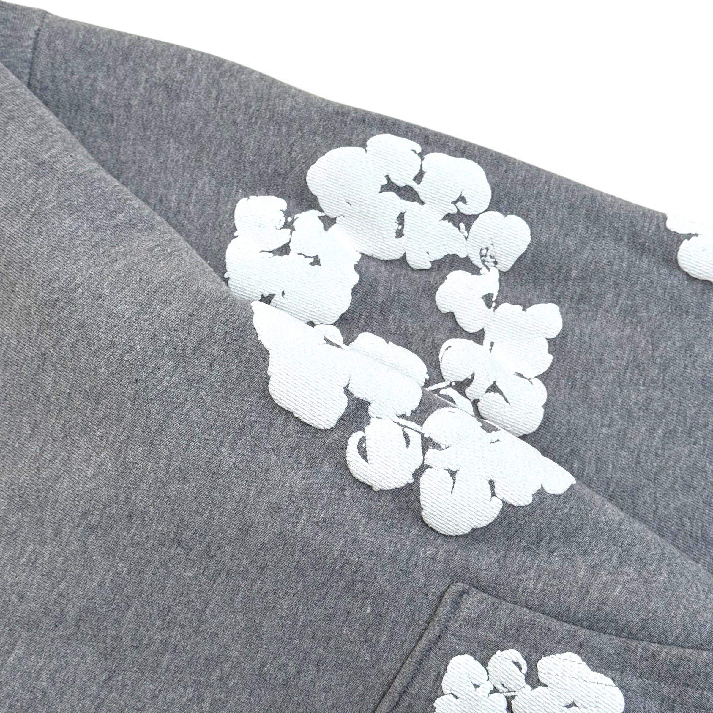 DENIM TEARS WREATH HOODIE GREY / WHITE XL