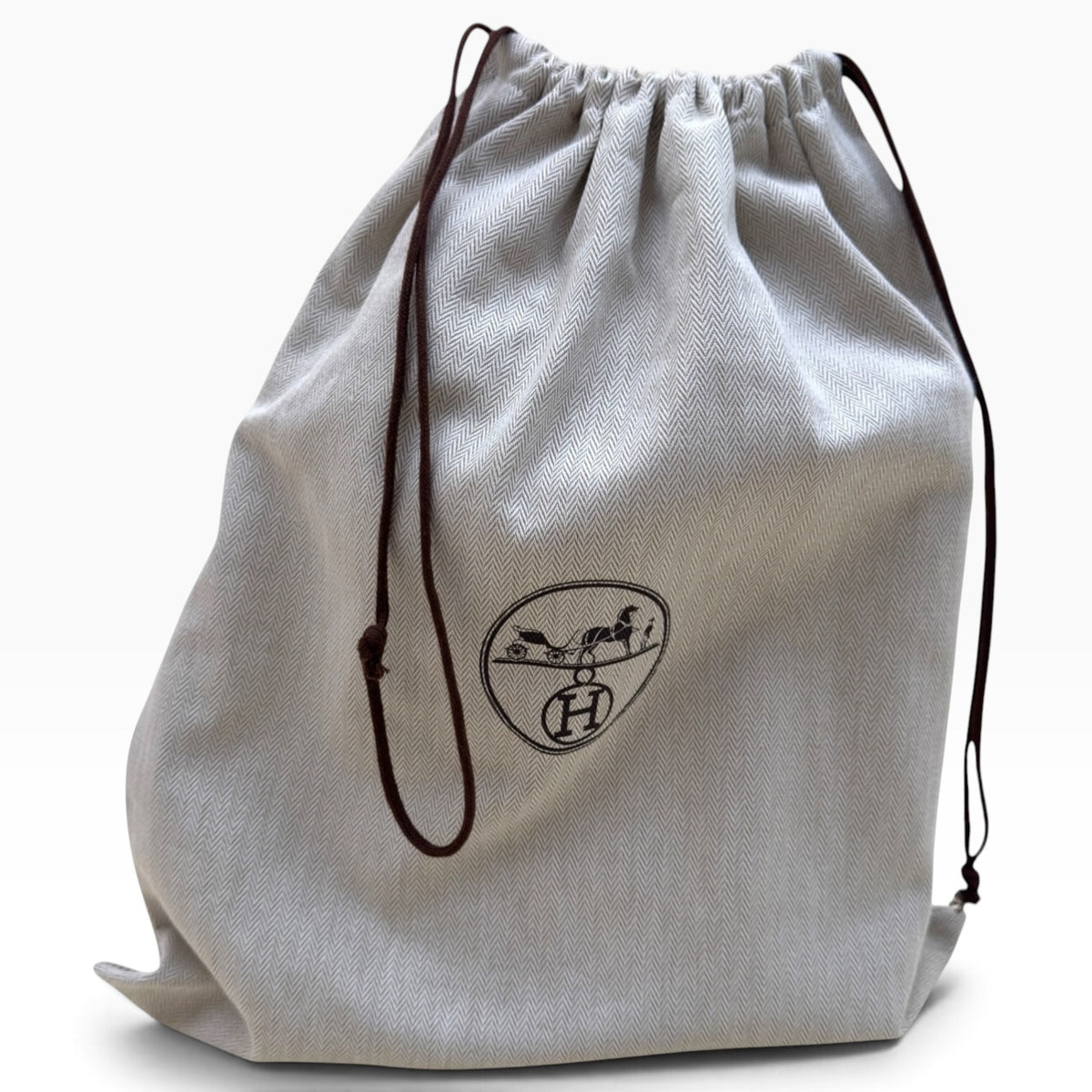 HERMES KELLY MESSENGER TOGO CALFSKIN / PALLADIUM HARDWARE GRIS MISTY PM