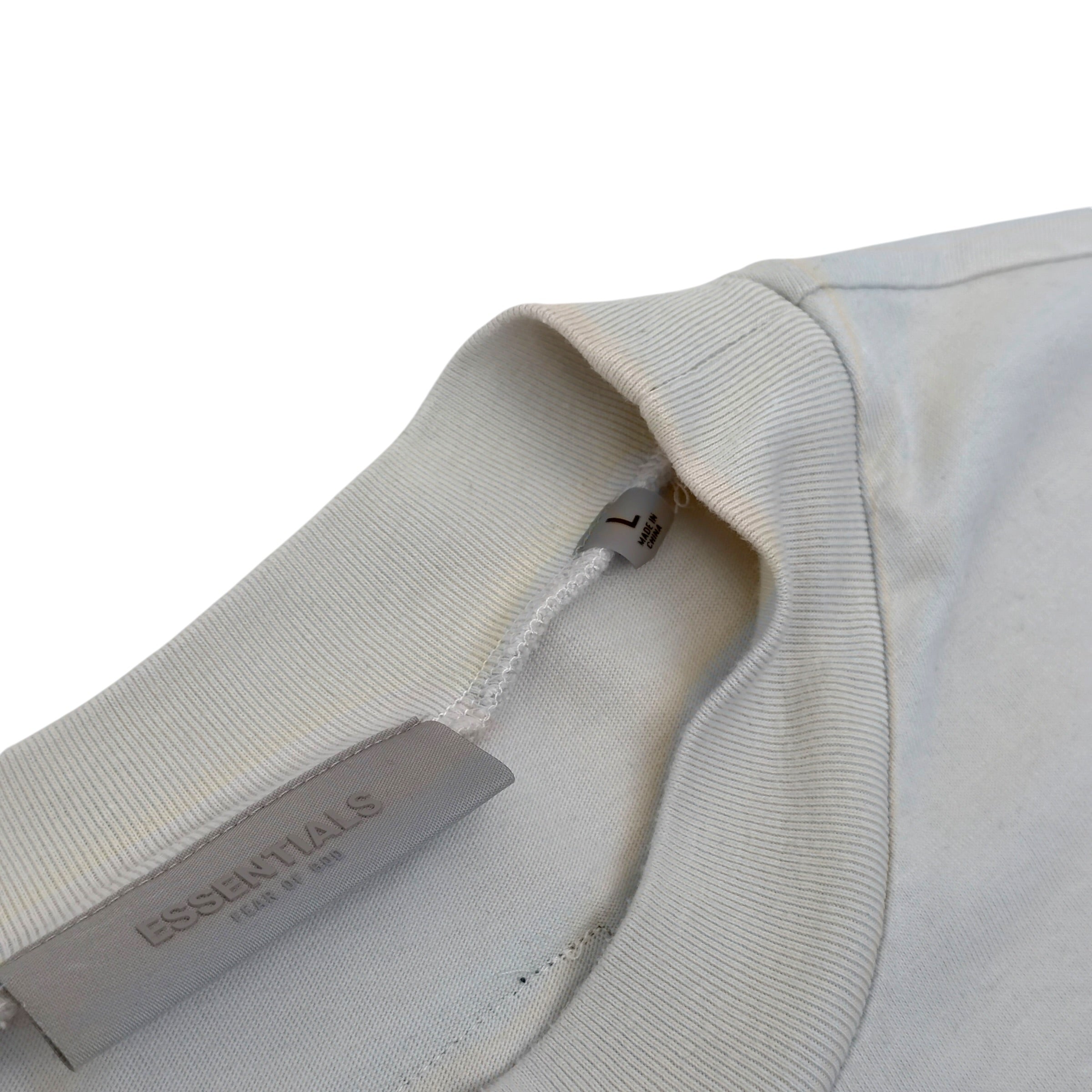 ESSENTIALS FEAR OF GOD T-SHIRT ECRU L