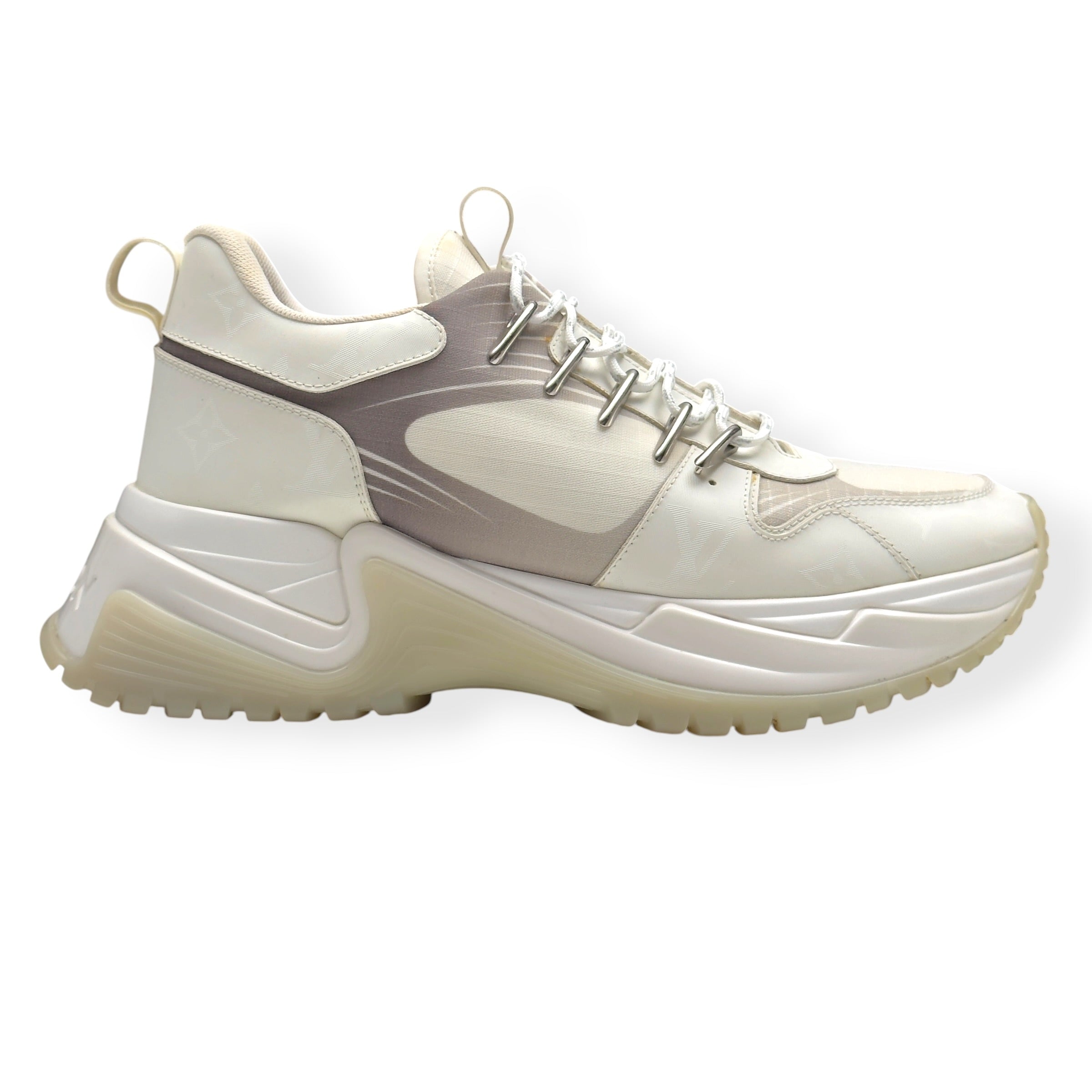 LOUIS VUITTON PULSE MONOGRAM LOW-TOP SNEAKER WHITE 40 / UK6