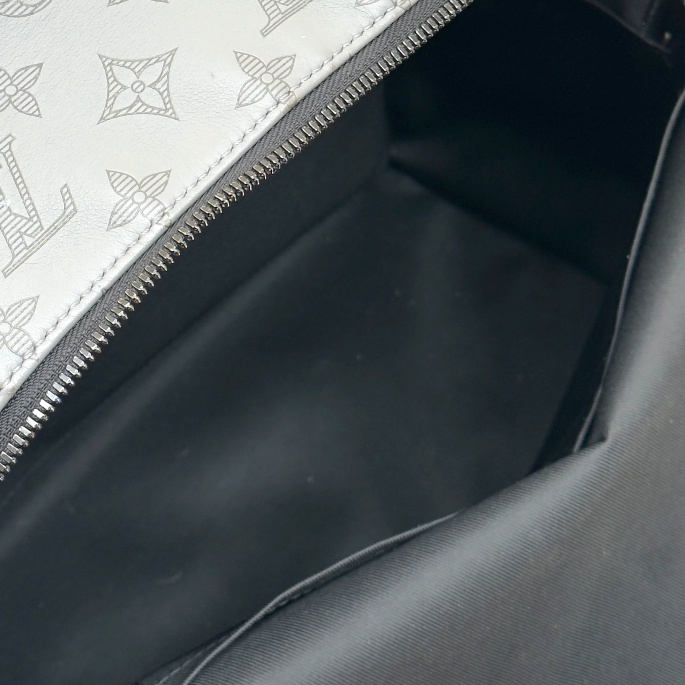 LOUIS VUITTON SHADOW MONOGRAM BACKPACK ANTHRACITE GREY PM