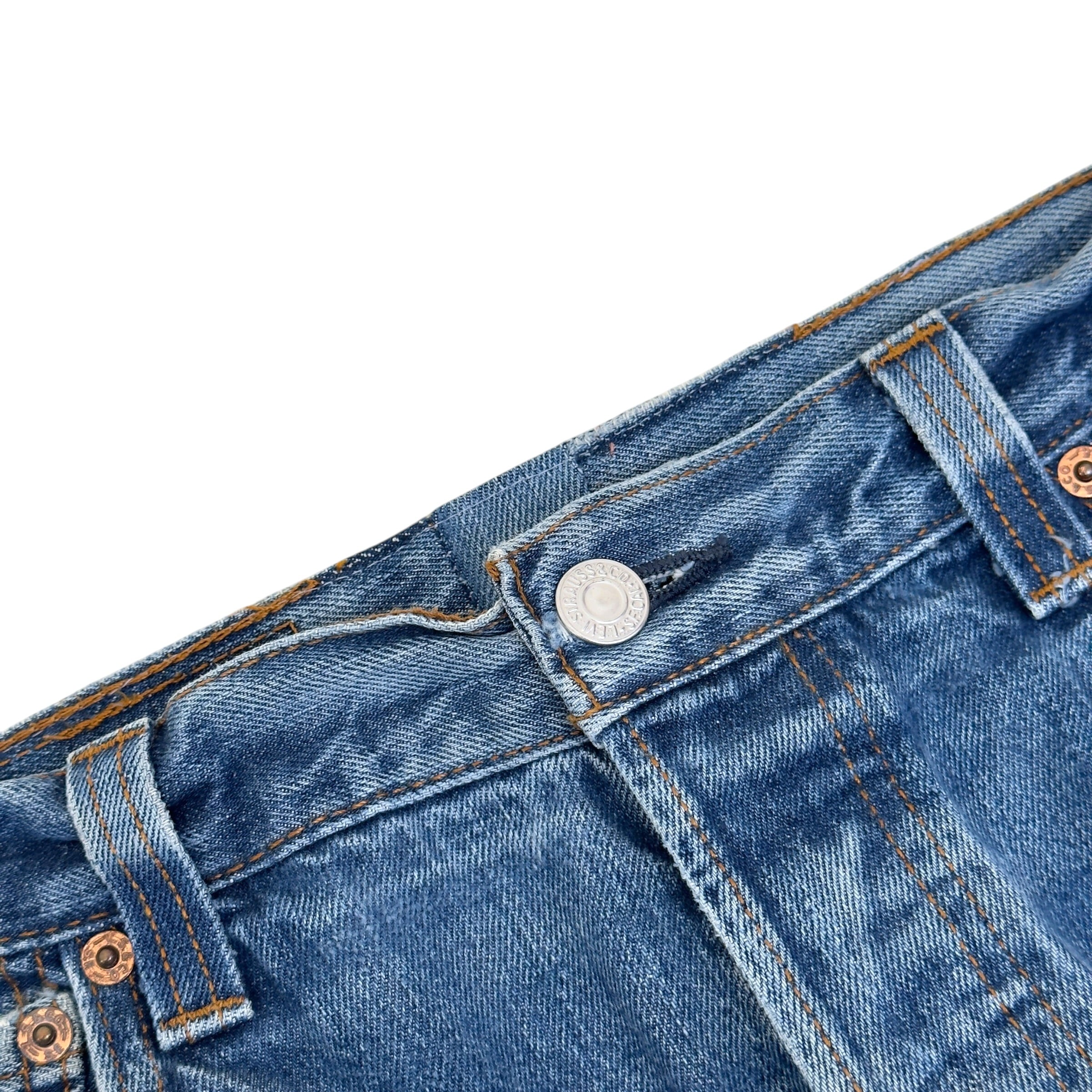 JEANIUS BAR ATELIER PATCHWORK DENIM JEANS 30 / S
