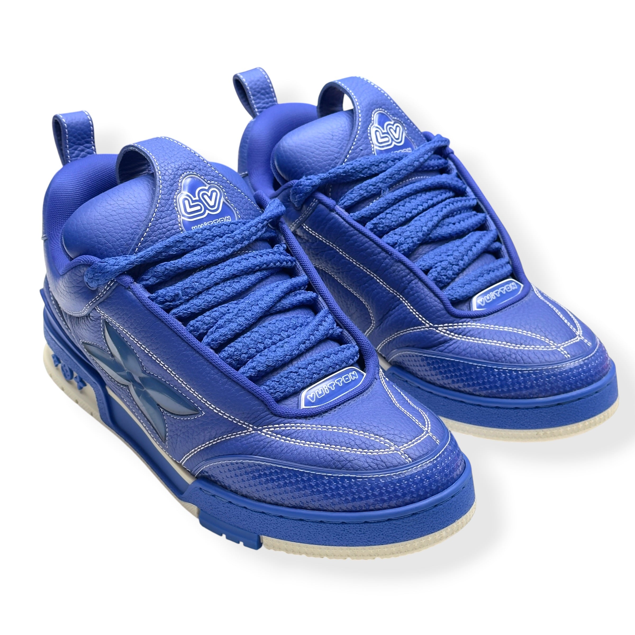 LOUIS VUITTON LV SKATE SNEAKER ROYAL BLUE UK7