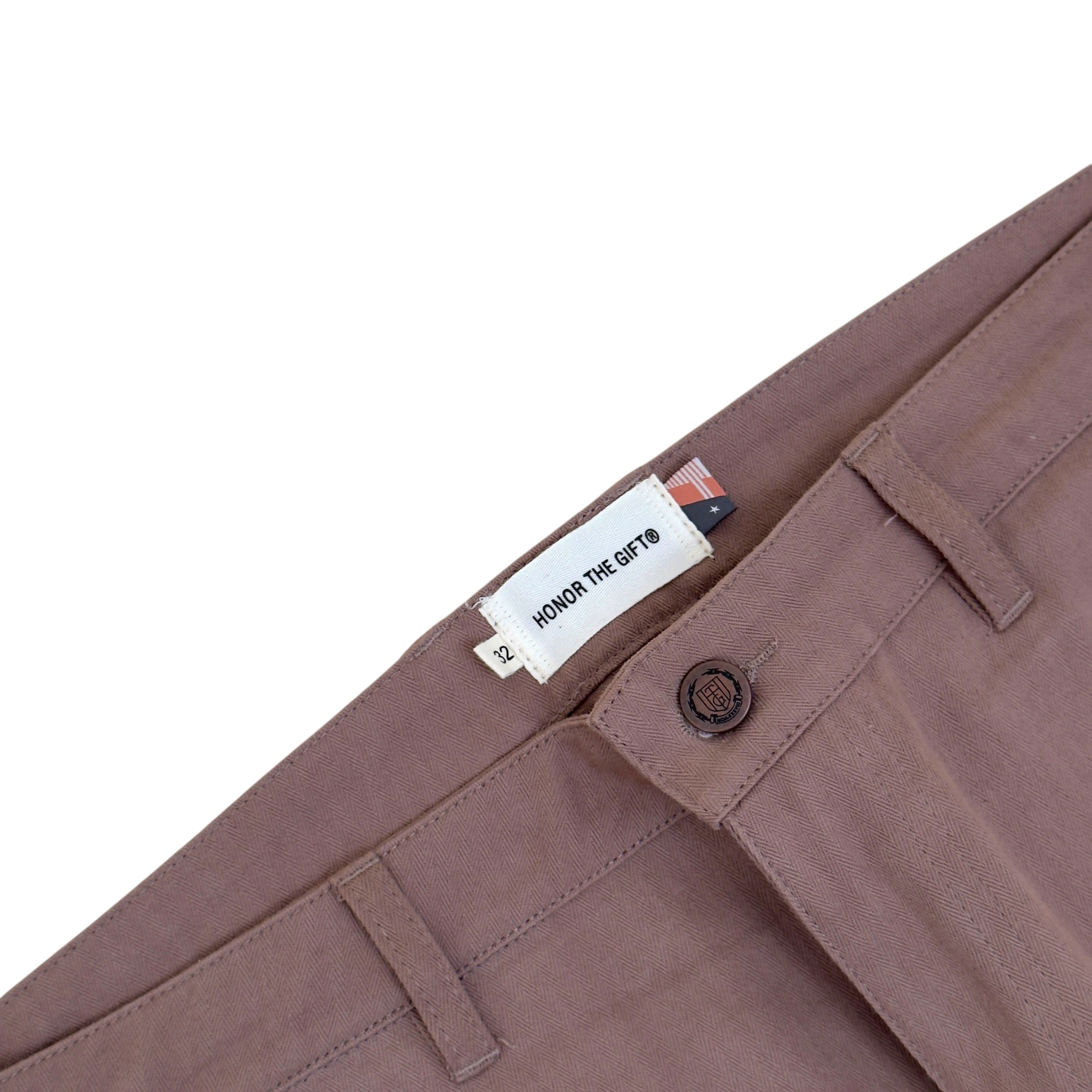 HONOR THE GIFT TROUSERS LIGHT BROWN 32 / M