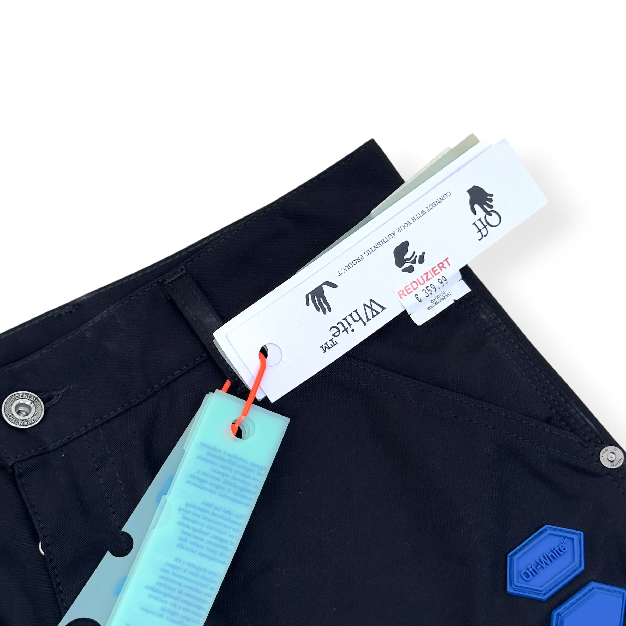 OFF-WHITE CARPENTER TROUSERS BLACK S