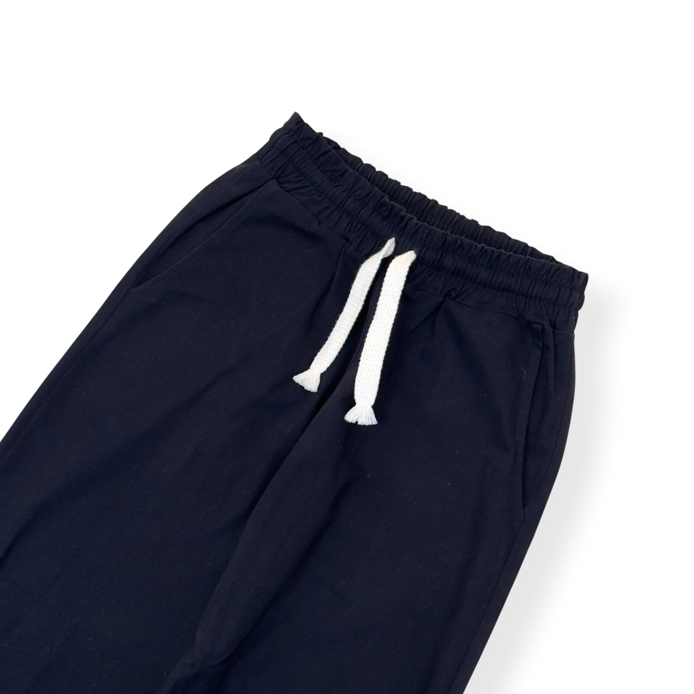 DISANTI SUDIO COTTON TROUSERS BLACK M