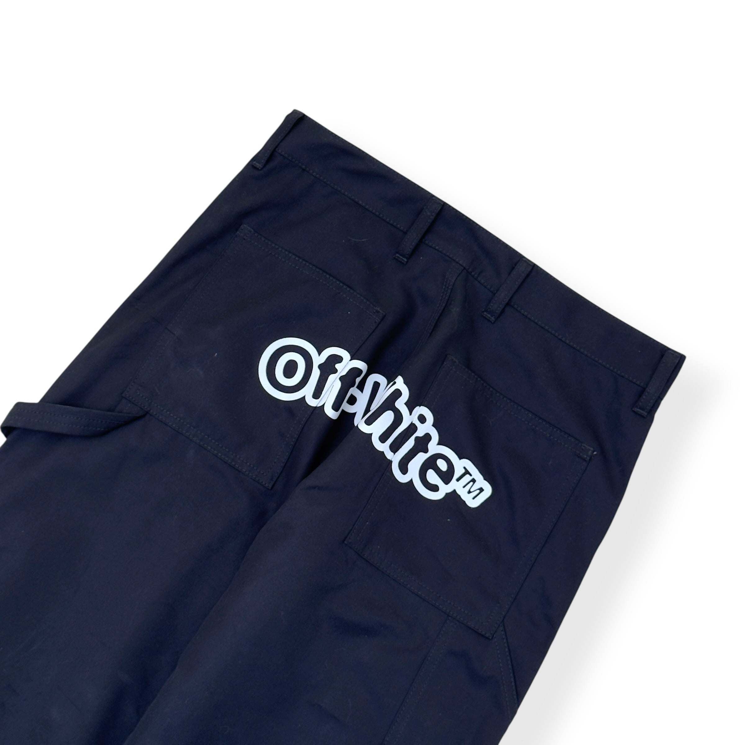OFF-WHITE CARPENTER TROUSERS BLACK S