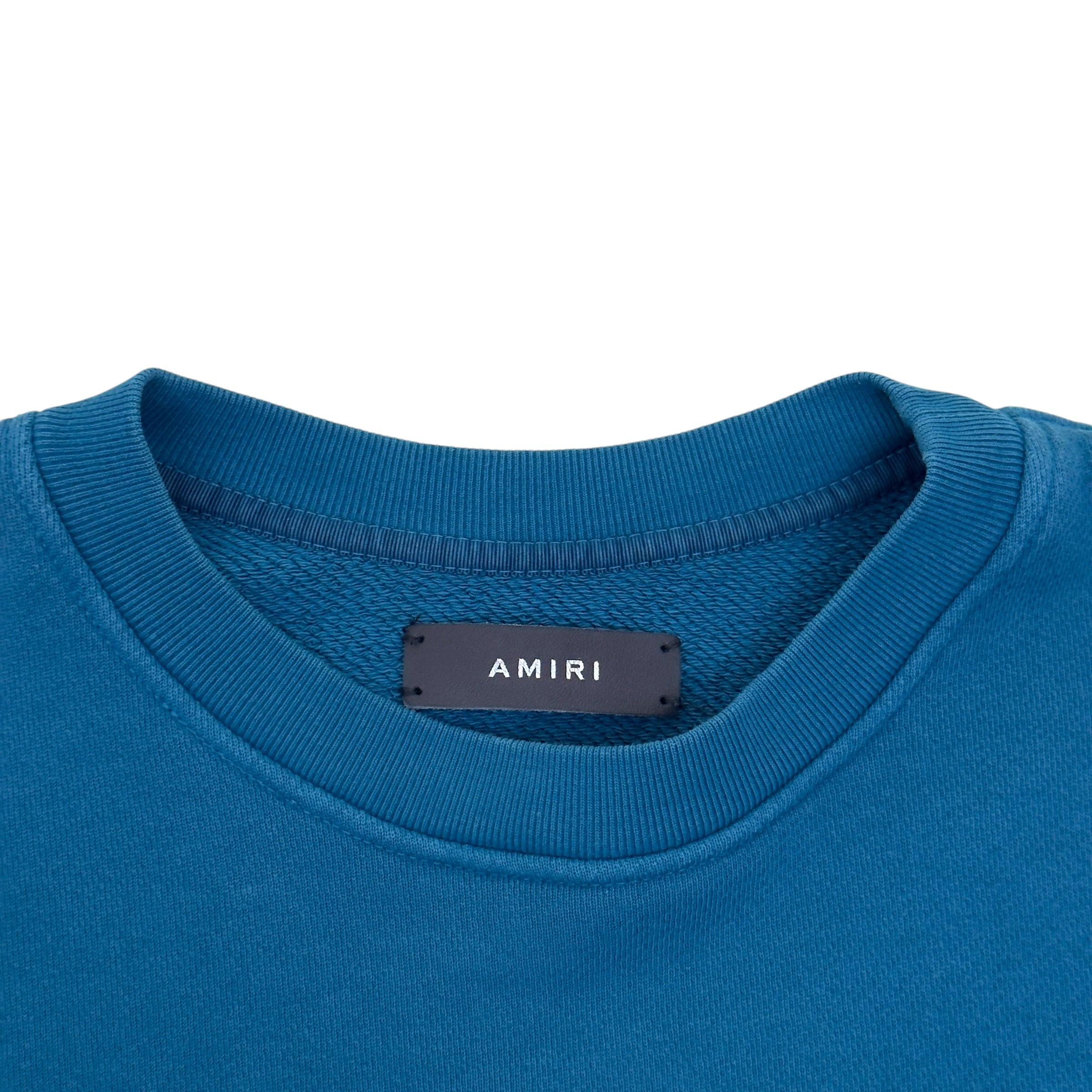 AMIRI GIVEAWAY CREWNECK SWEATSHIRT BLUE M