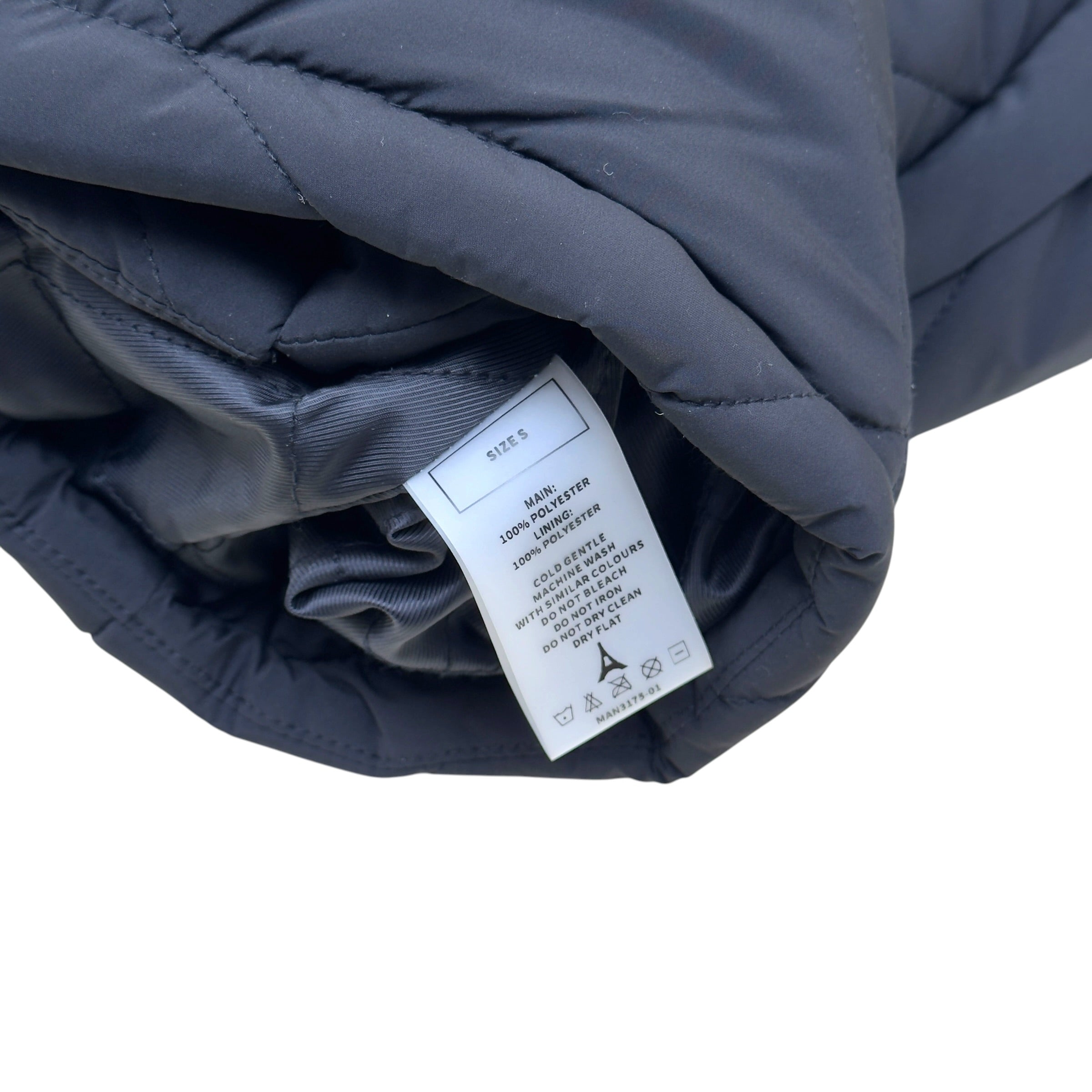 MANIÈRE DE VOIR EMIL KIMONO QUILTED WRAP PUFFER JACKET BLACK S