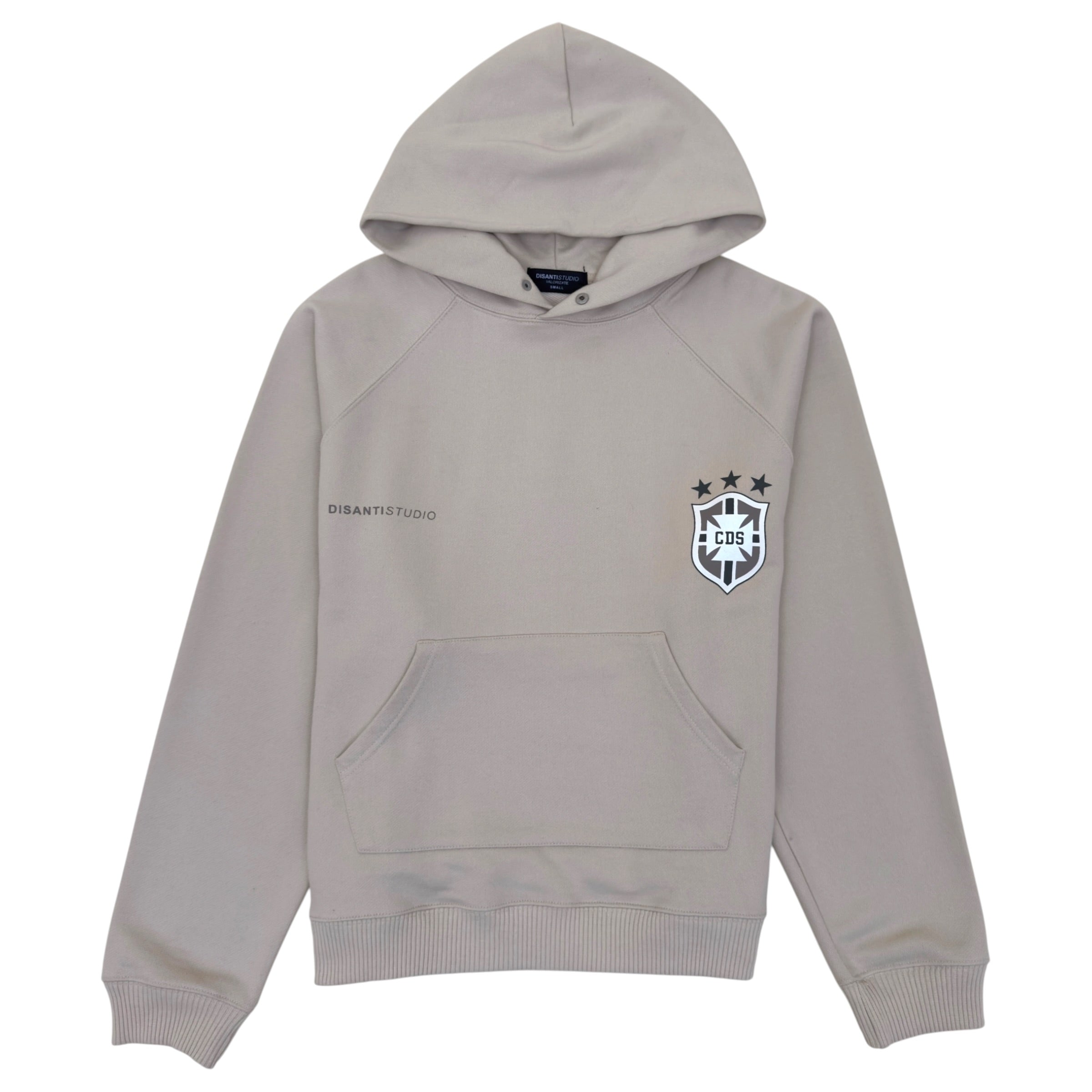 DISANTI STUDIO LOGO HOODIE CREAM S