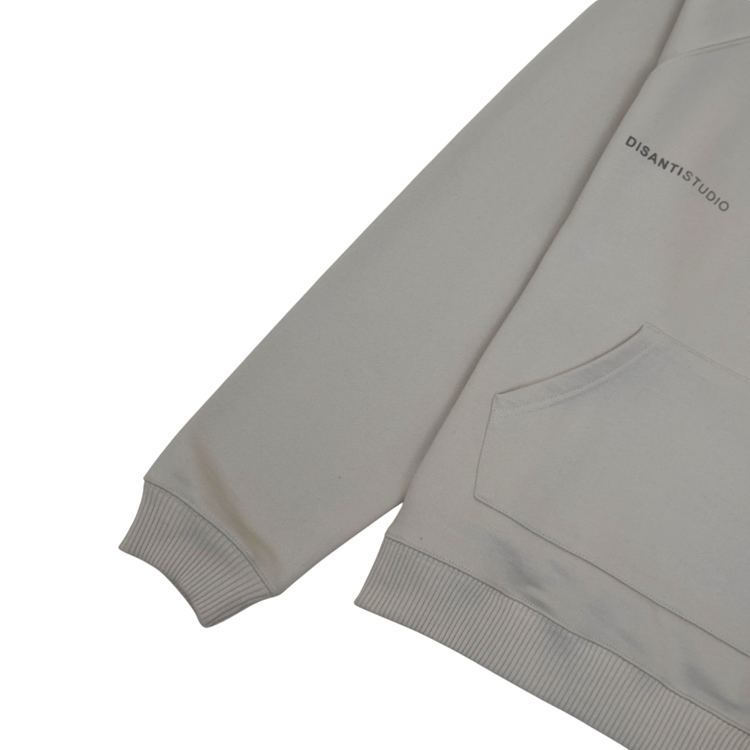 DISANTI STUDIO LOGO HOODIE CREAM S