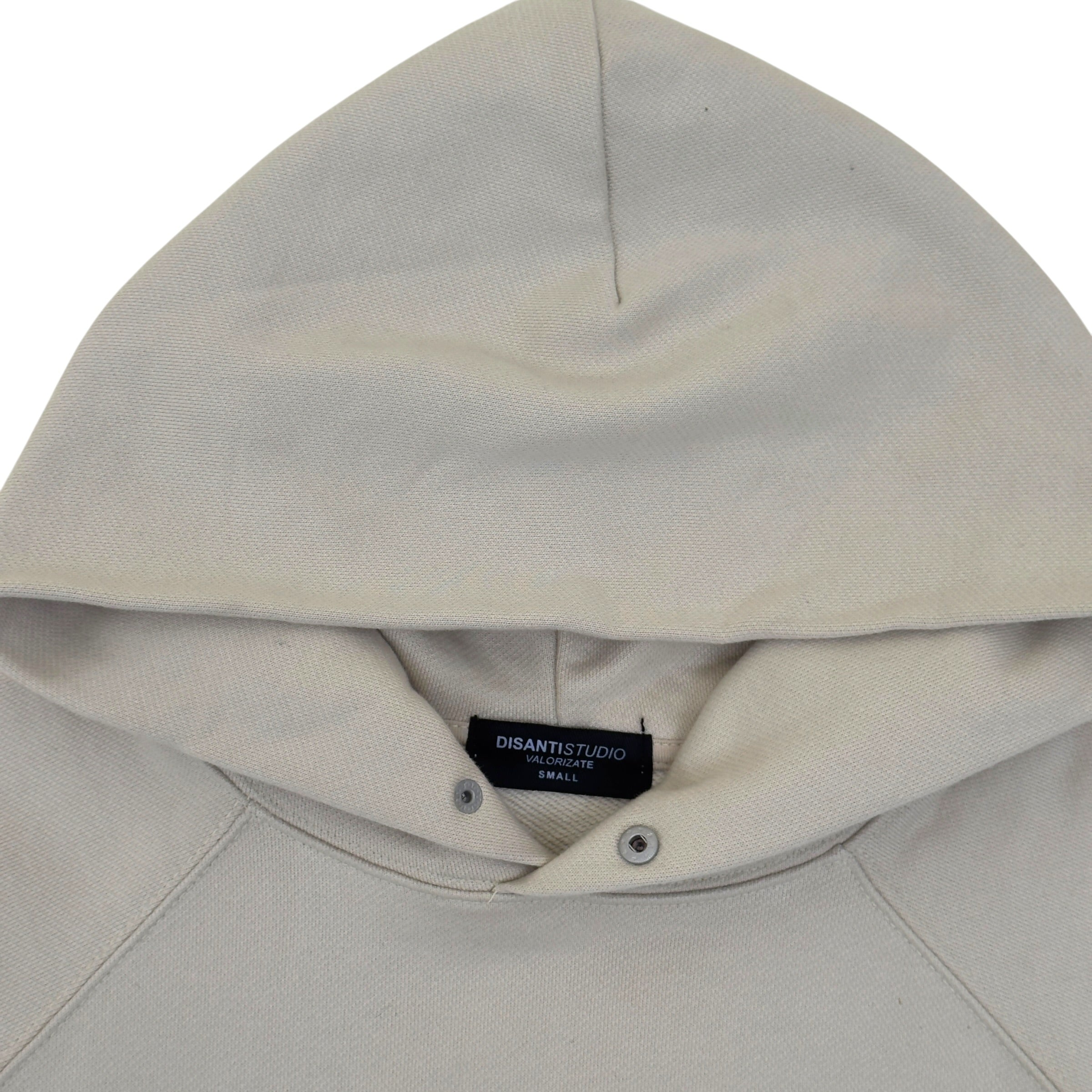 DISANTI STUDIO LOGO HOODIE CREAM S