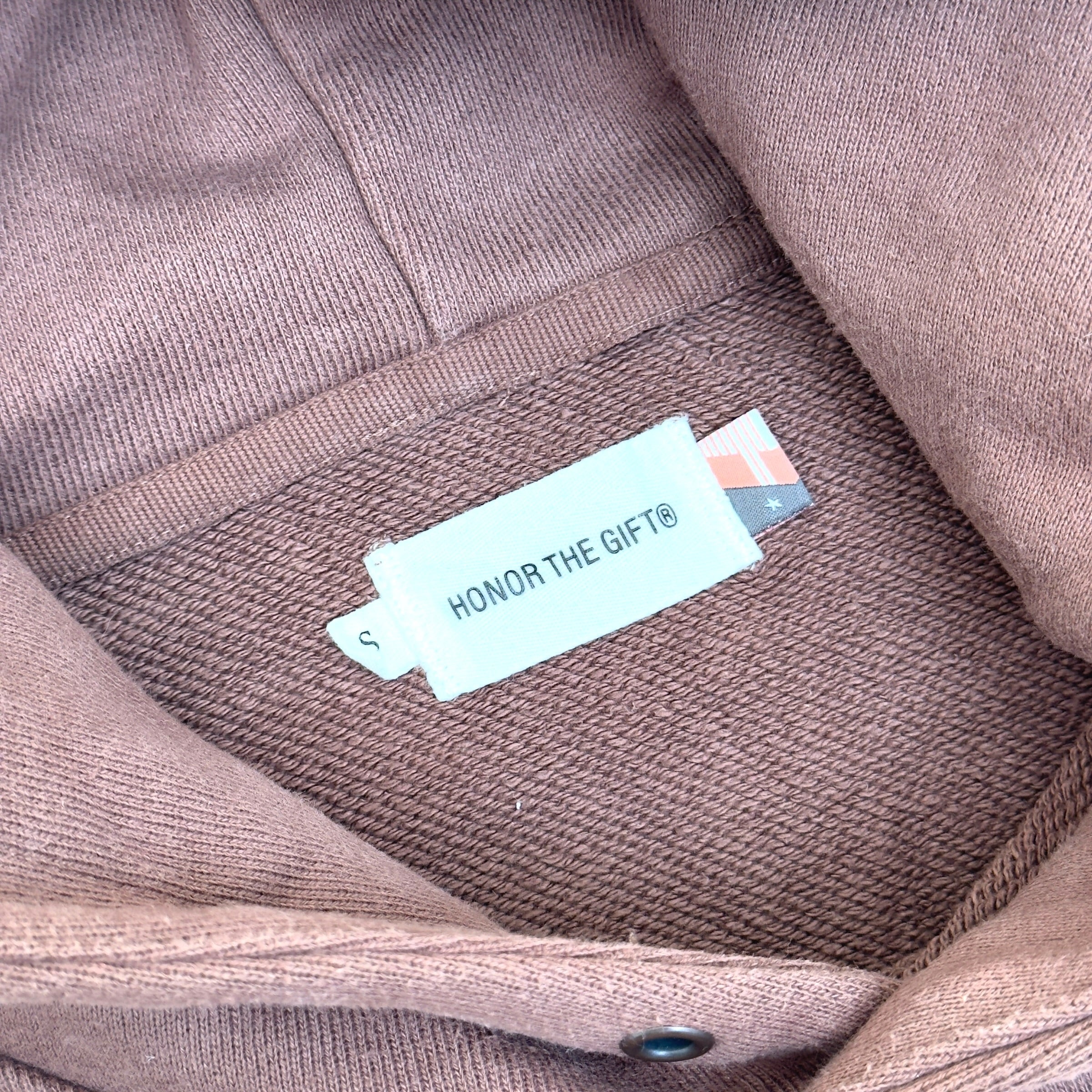 HONOR THE GIFT STUDIO HOODIE BROWN S