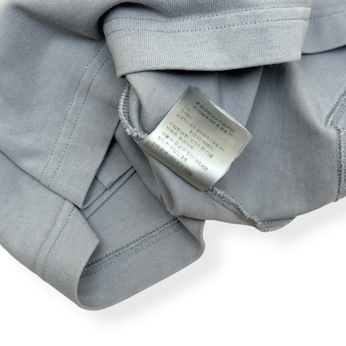DIOR X DANIEL ARSHAM ERODED LOGO T-SHIRT GREY M